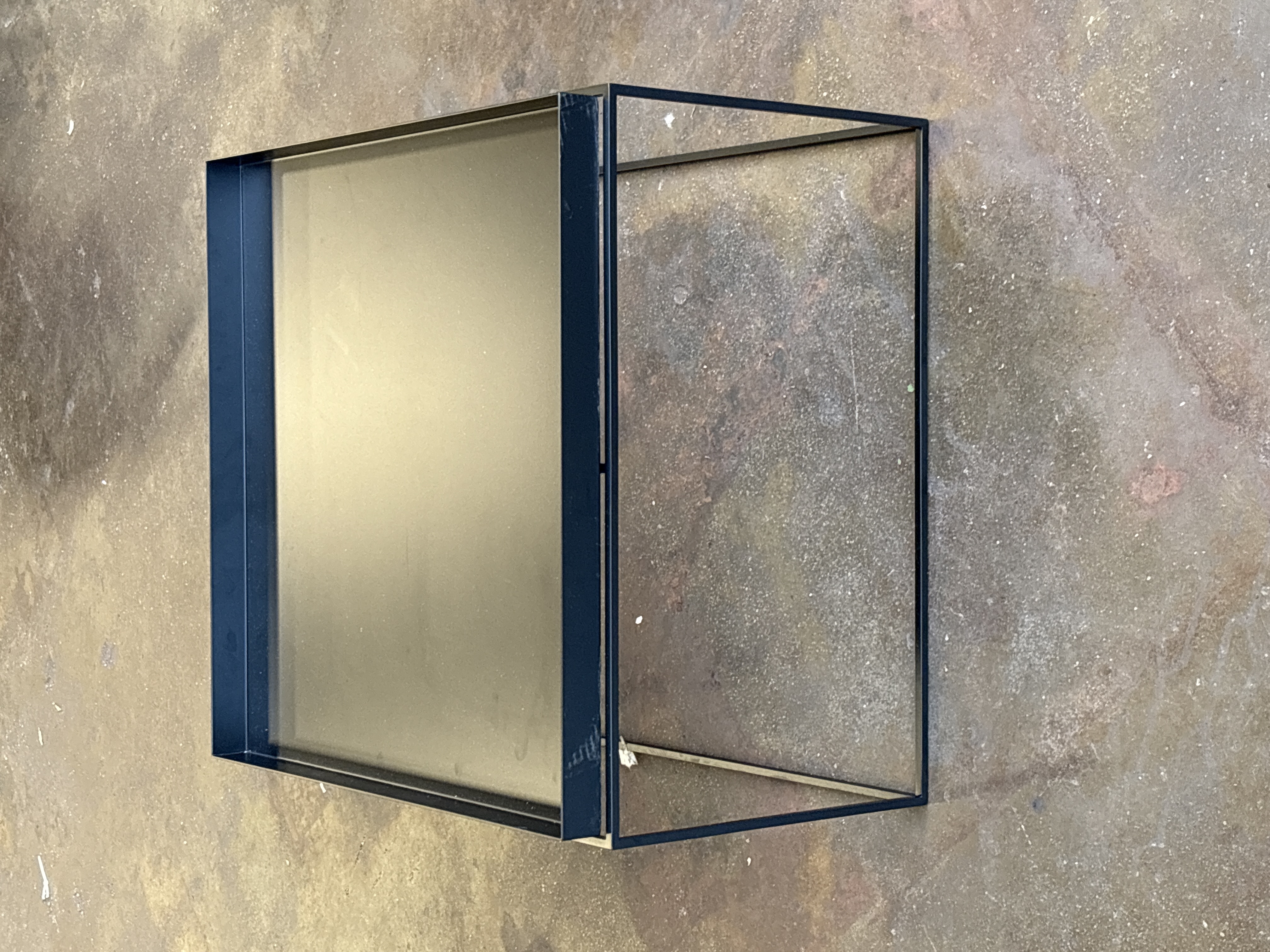 Slit coffee table black