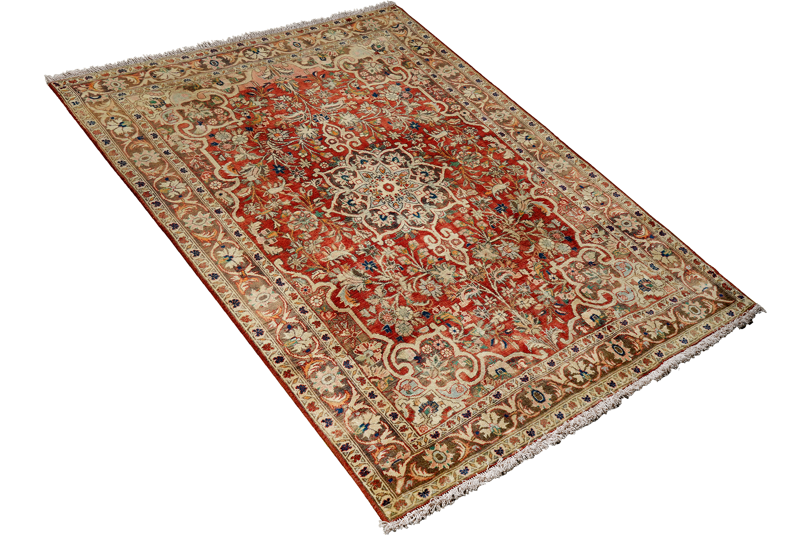 Heritage Barzin Teppich Wolle Braun