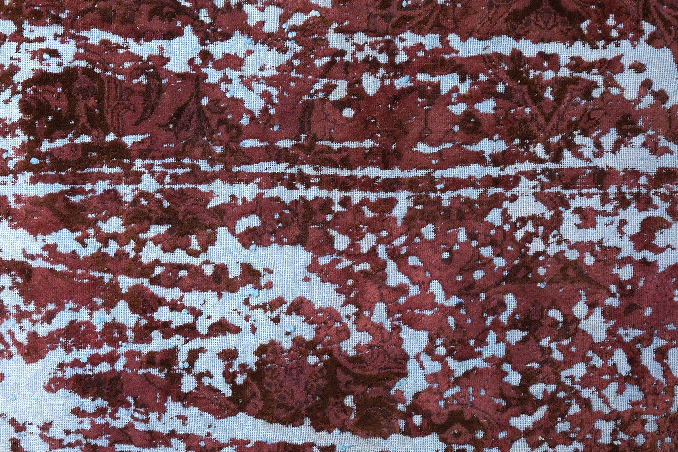 Vintage rug wool multicolored