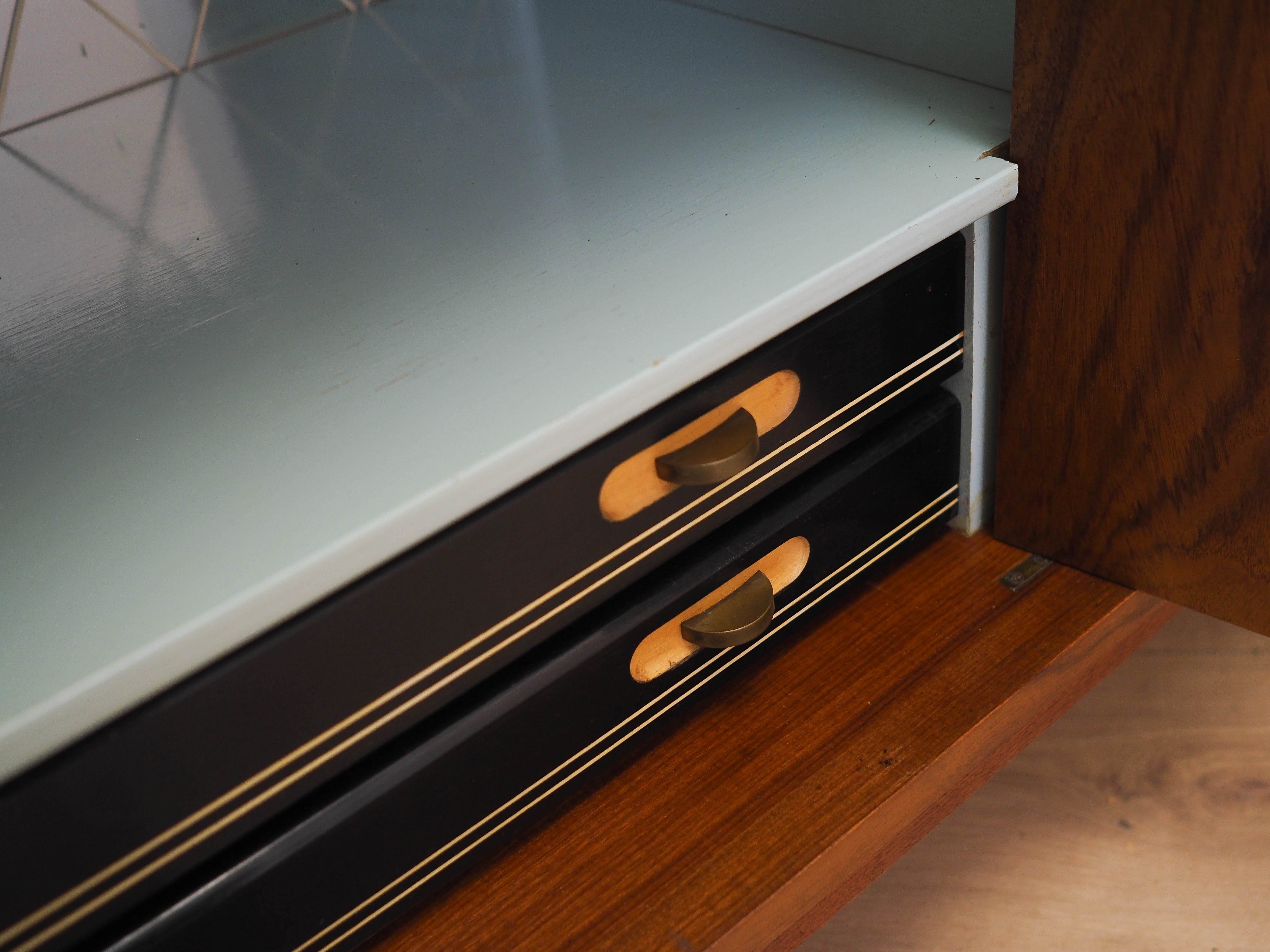 Teak sideboard brown 1970s