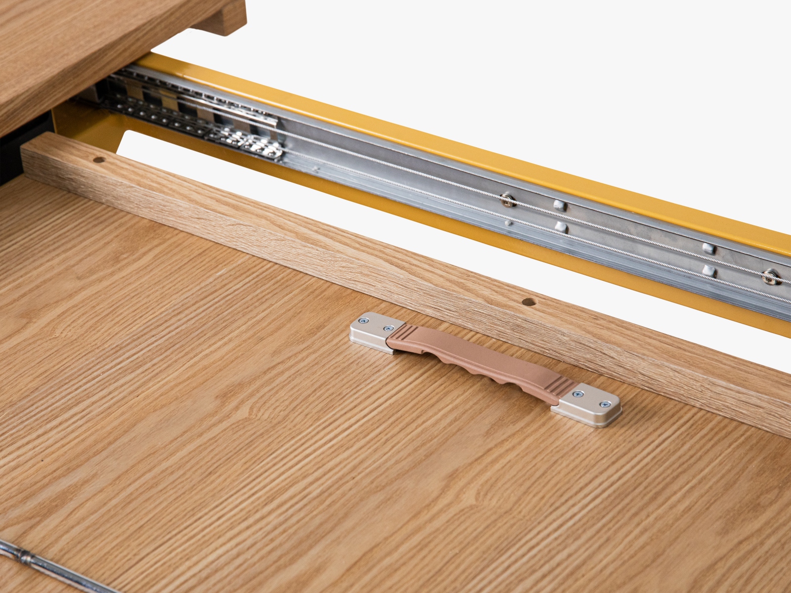 Mana Extendable Dining Table 8-Seater Wood-based Material Natural Oak 210/300x105x76 cm