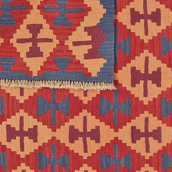 Kilim Gashgai Teppich Mehrfarbig