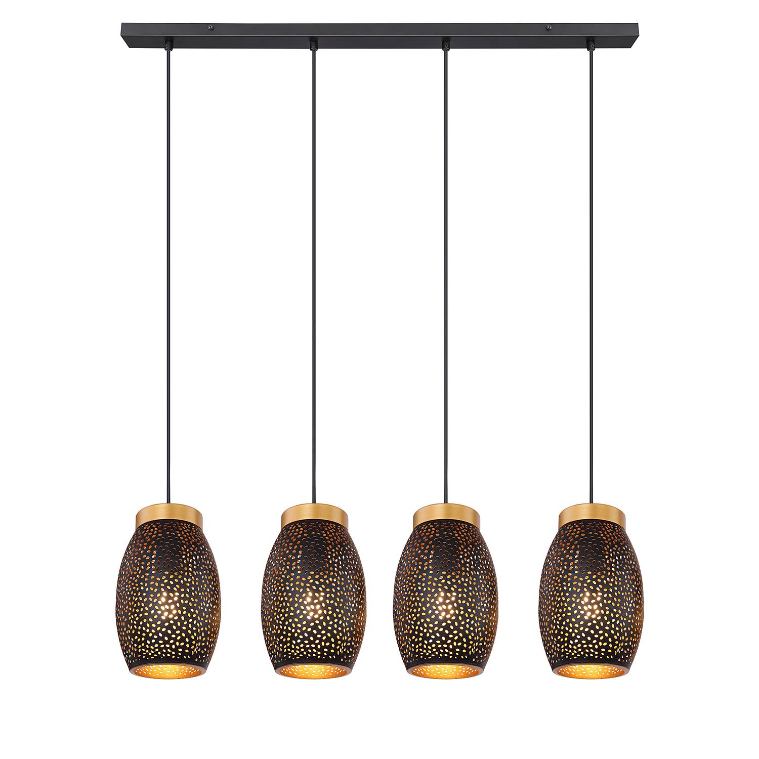 Pendant lamp Narri Iron 4-light