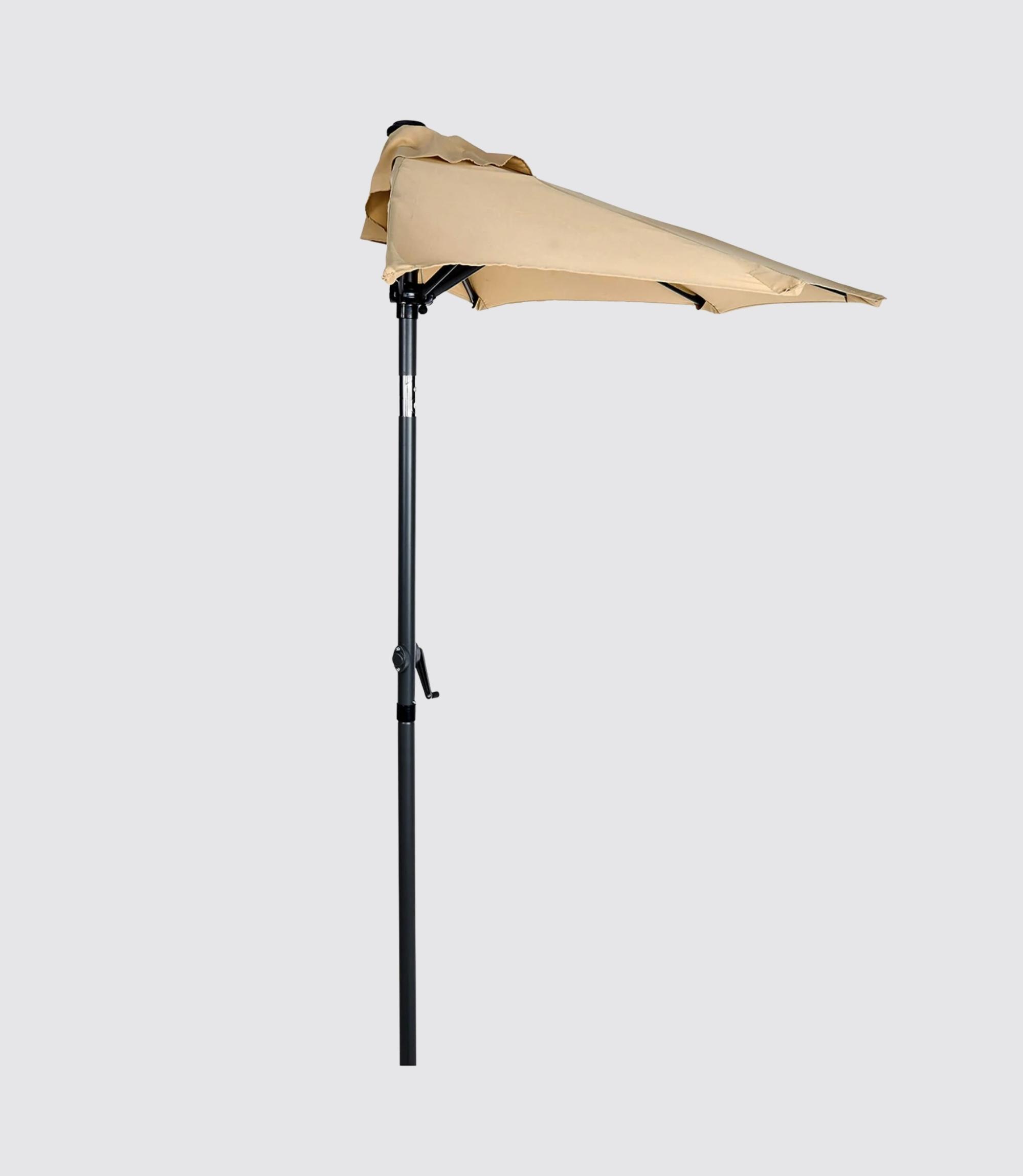 Sonnenschirm Klappbar Aluminium Beige