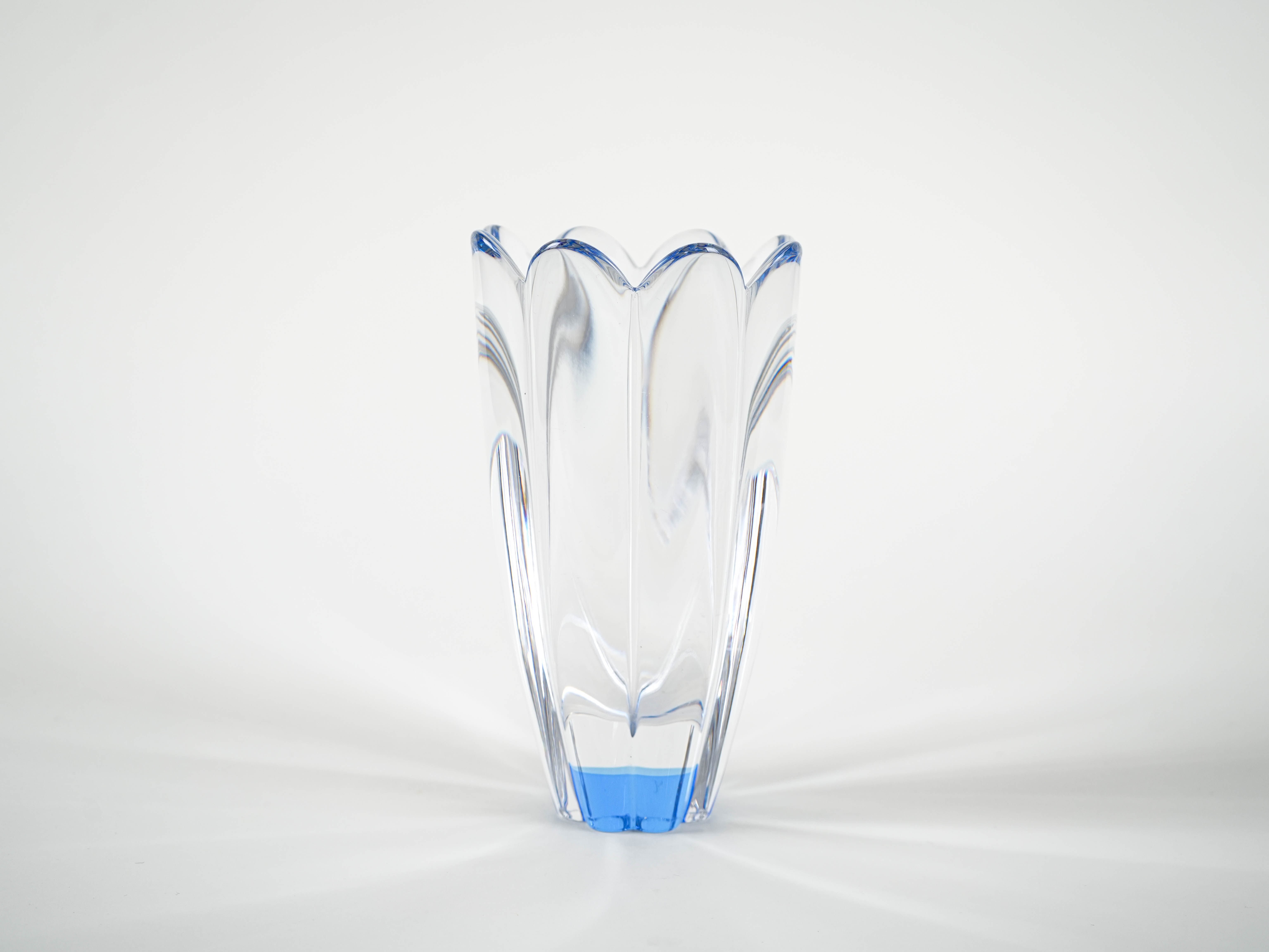 Mayflower glass vase 1960s Jan Johansson Orrefors
