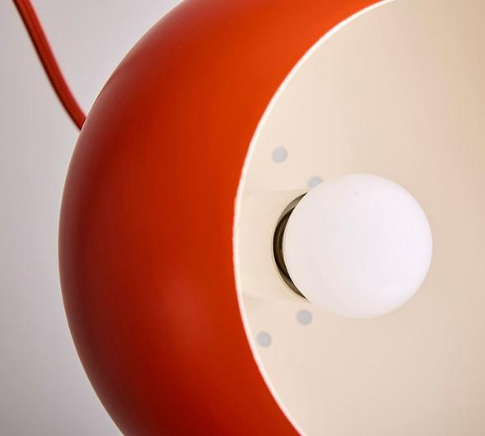 Ball Pendelleuchte Pfirsich/Orange Ø18cm