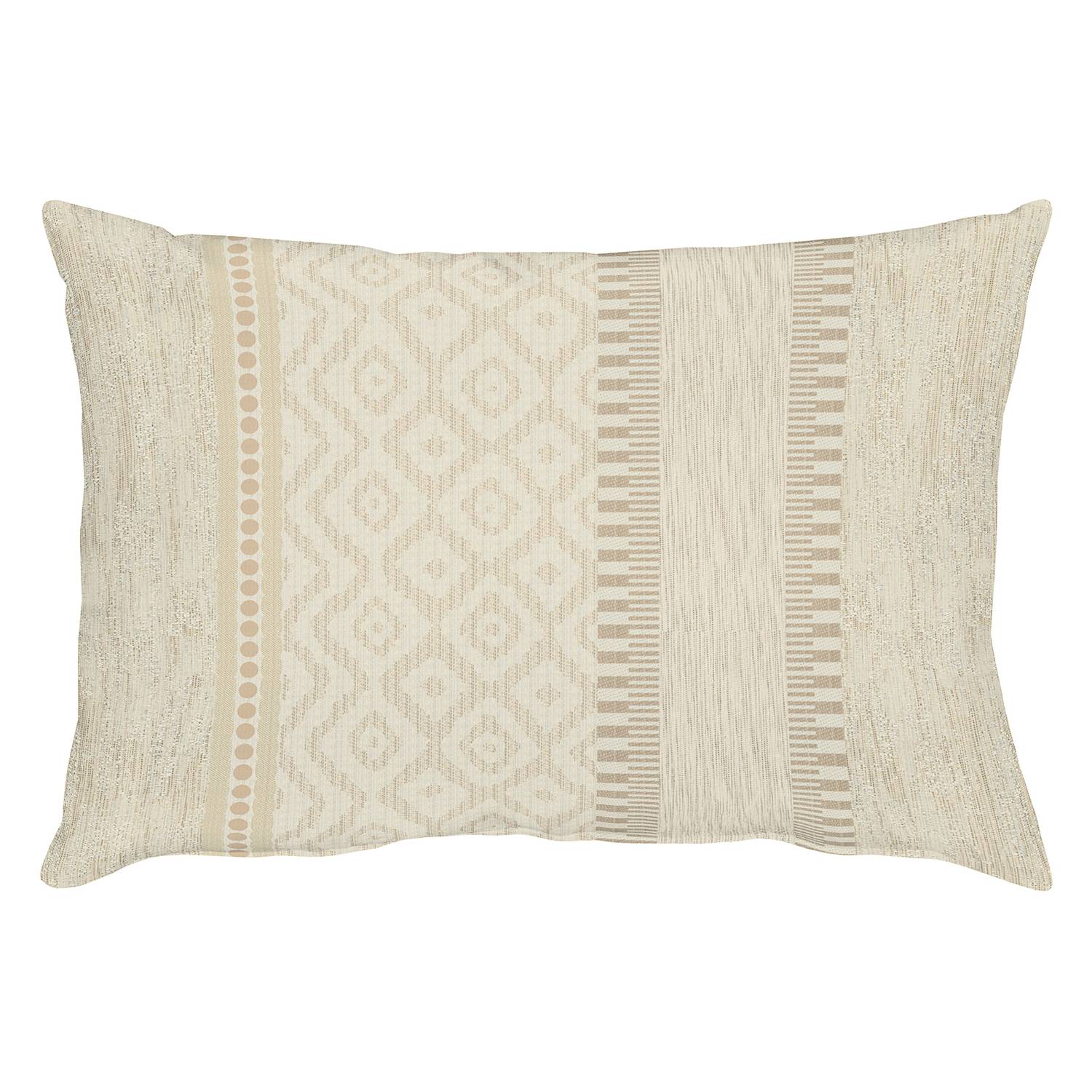 Kissen Kitami Beige Gefüllt