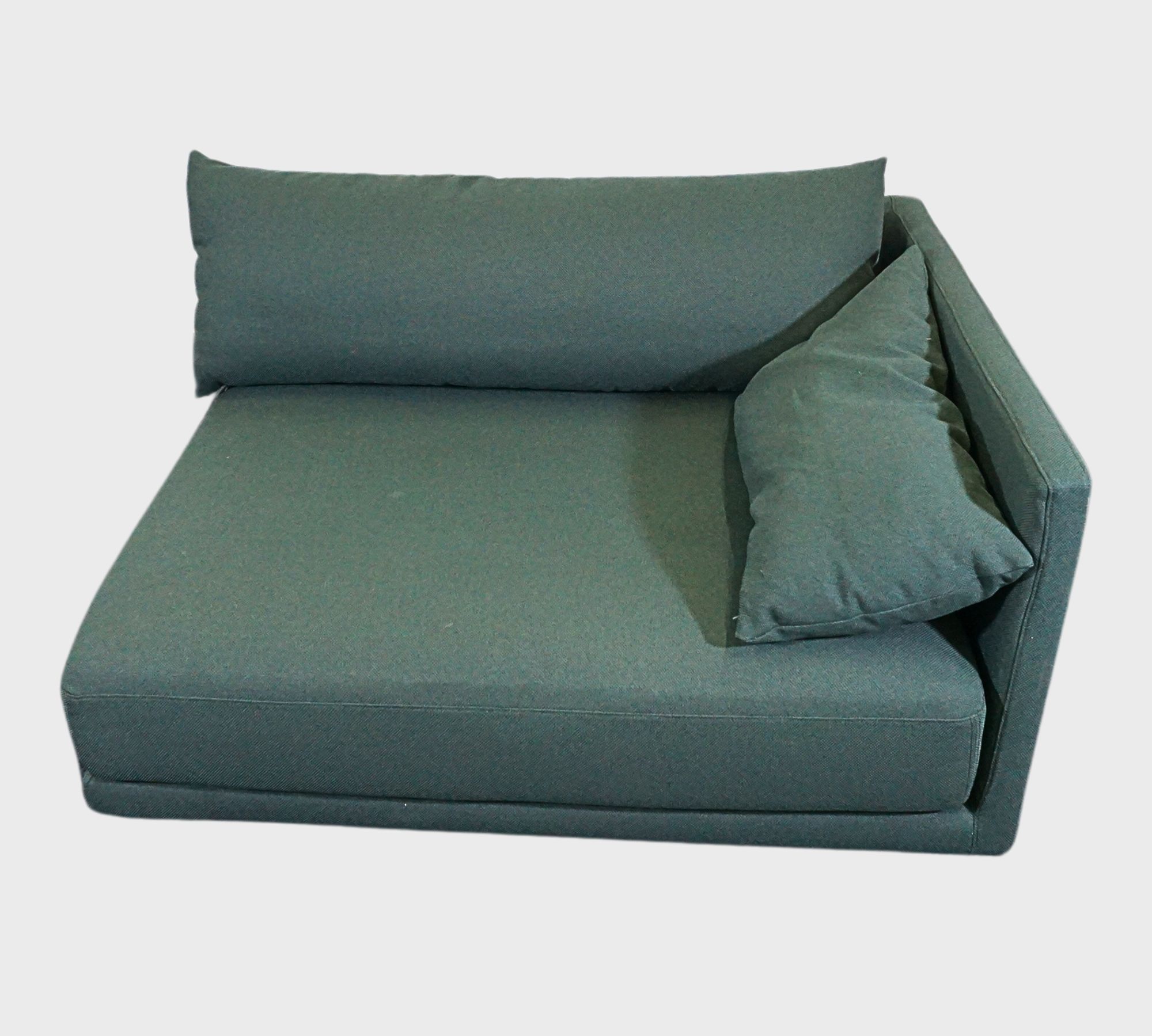 Vincent Modulo angolare 1 posto destro Cura Dark Green