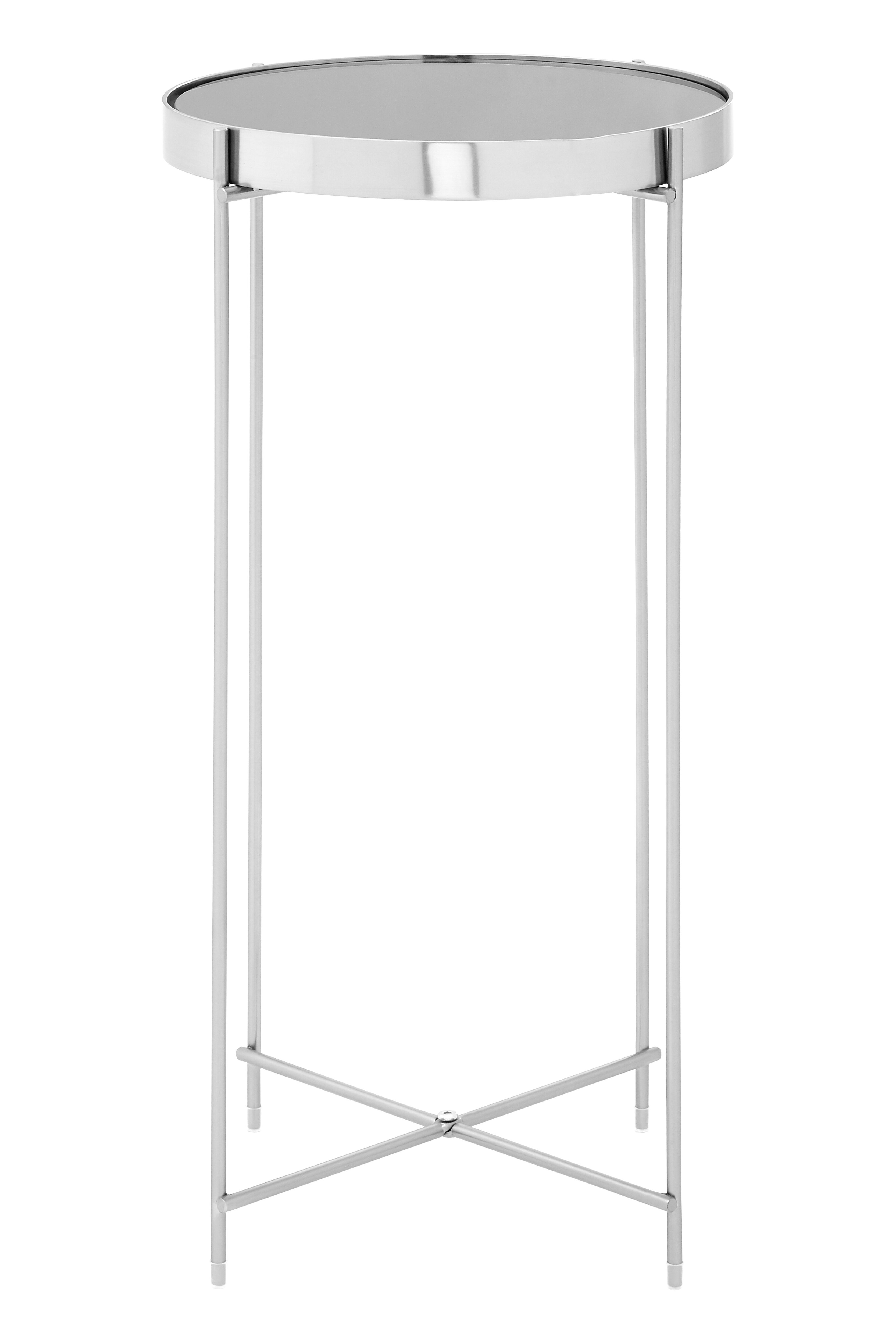 Allure Grey Mirror Hoher Beistelltisch
