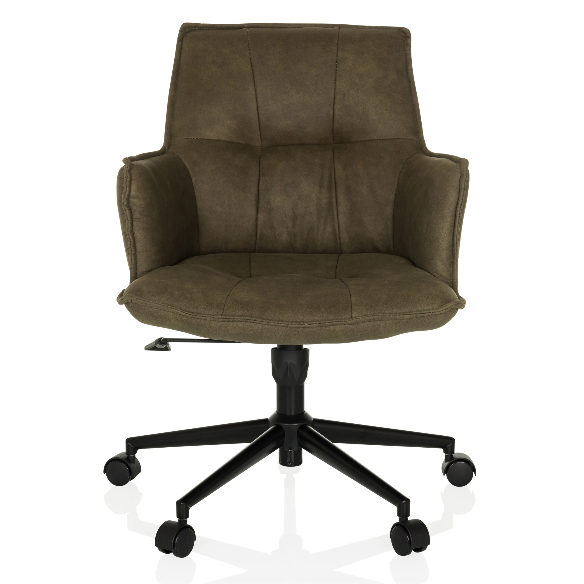 SOLAO LIFE Office Chair Swivel Fabric Dark Grey