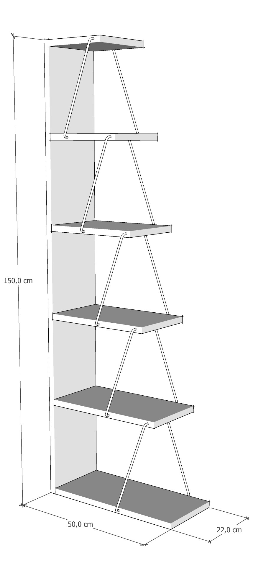 Epsilon Wohnzimmermöbel-Set Holz Atlantic Pine Schwarz