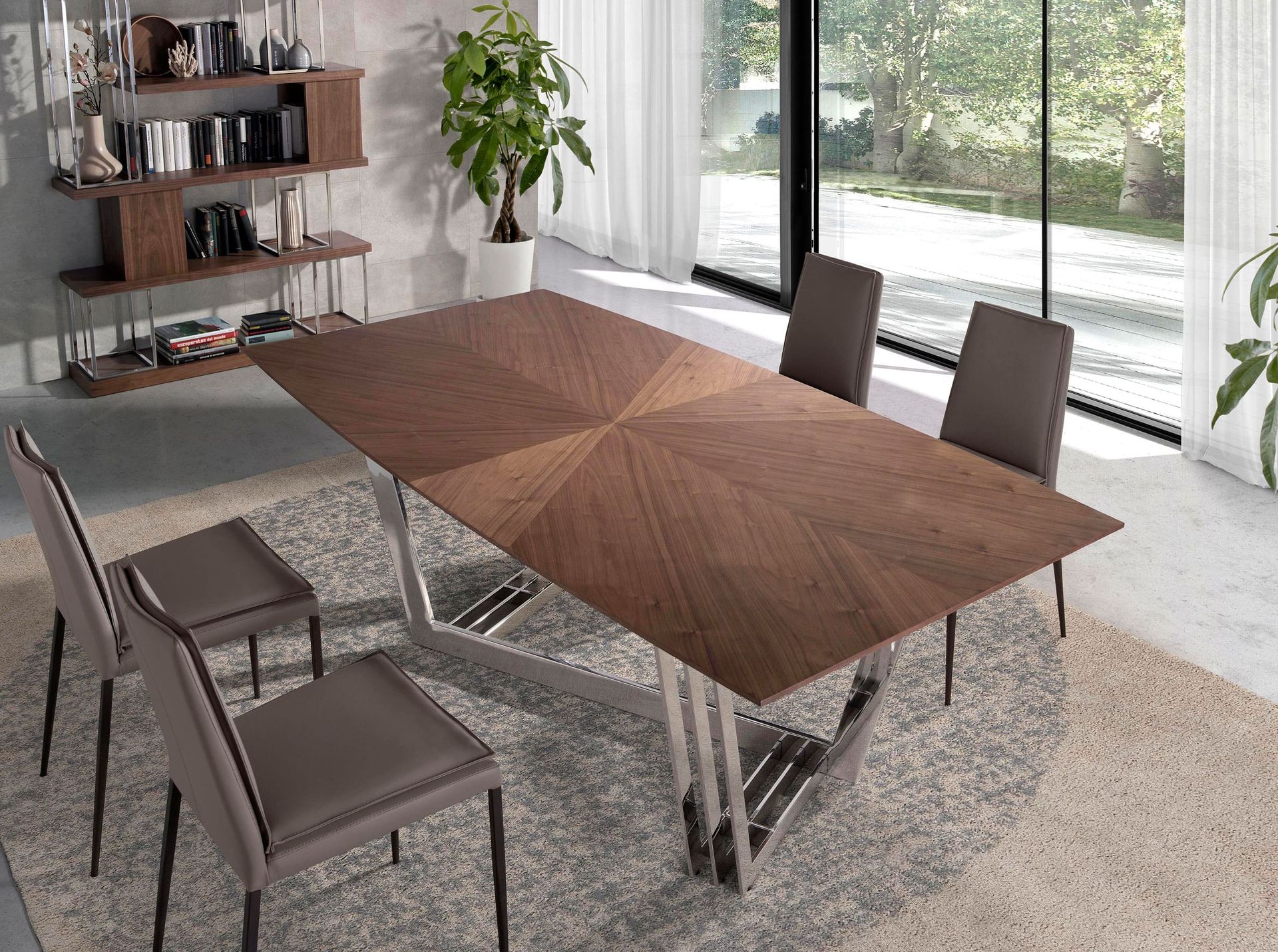Dining table 1097 Brown