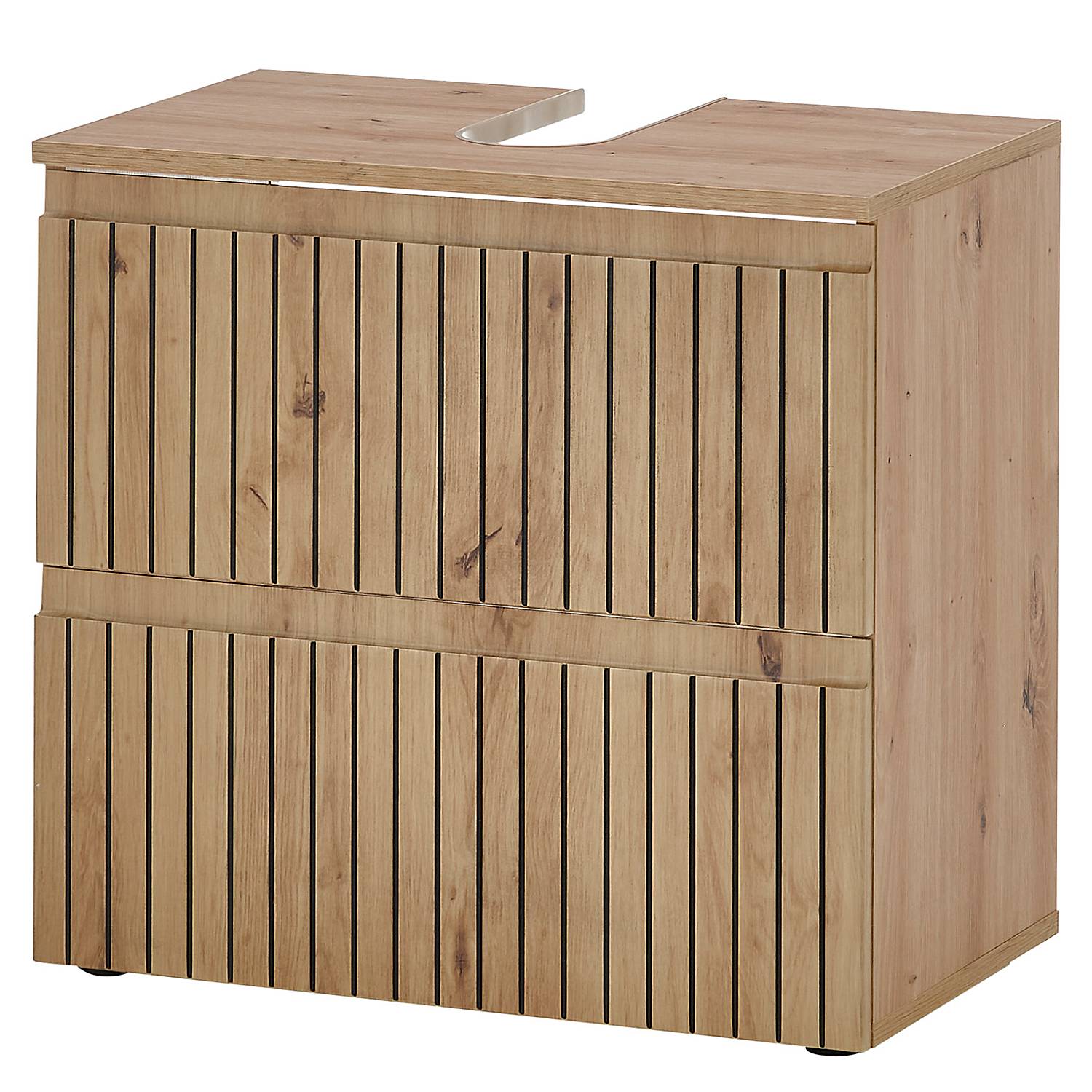 Rookerie washbasin vanity unit oak look