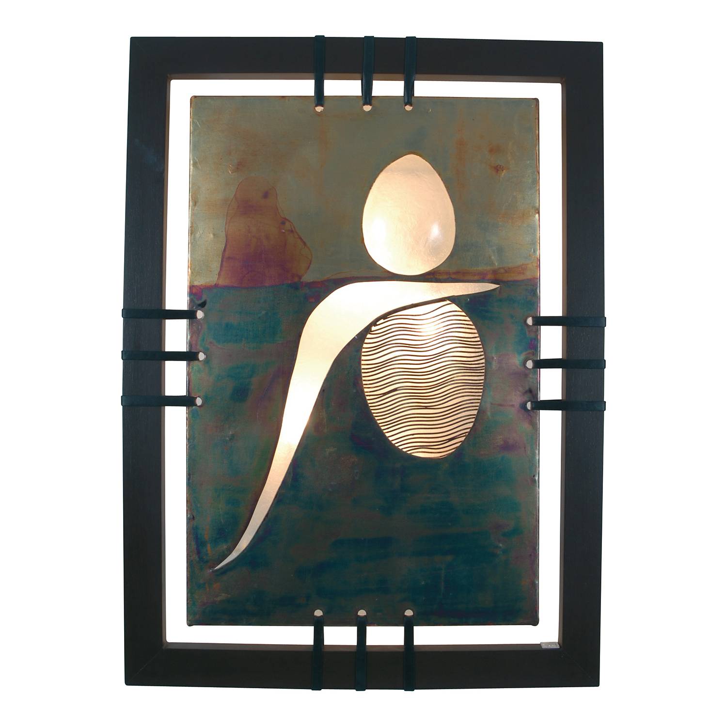 Sewell Wall Light Resin Steel Single-flame