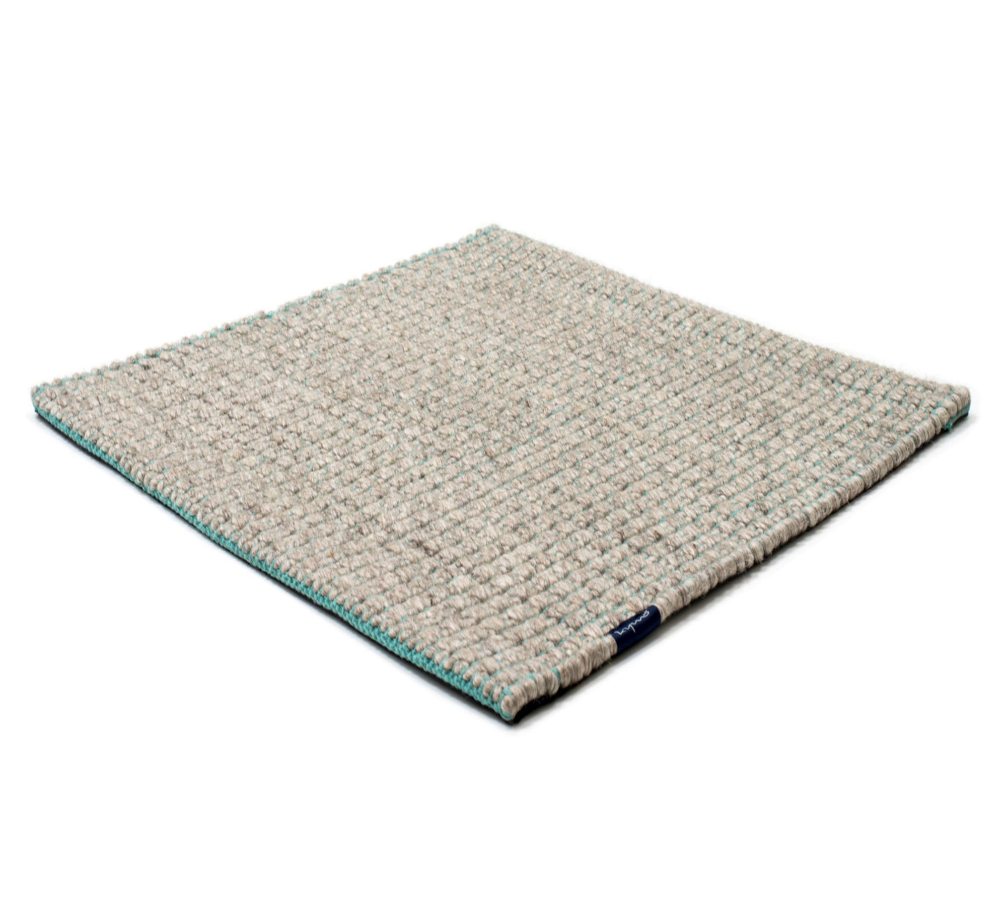 Nordic Plain Carpet Wool Multicolored 140 x 200 cm