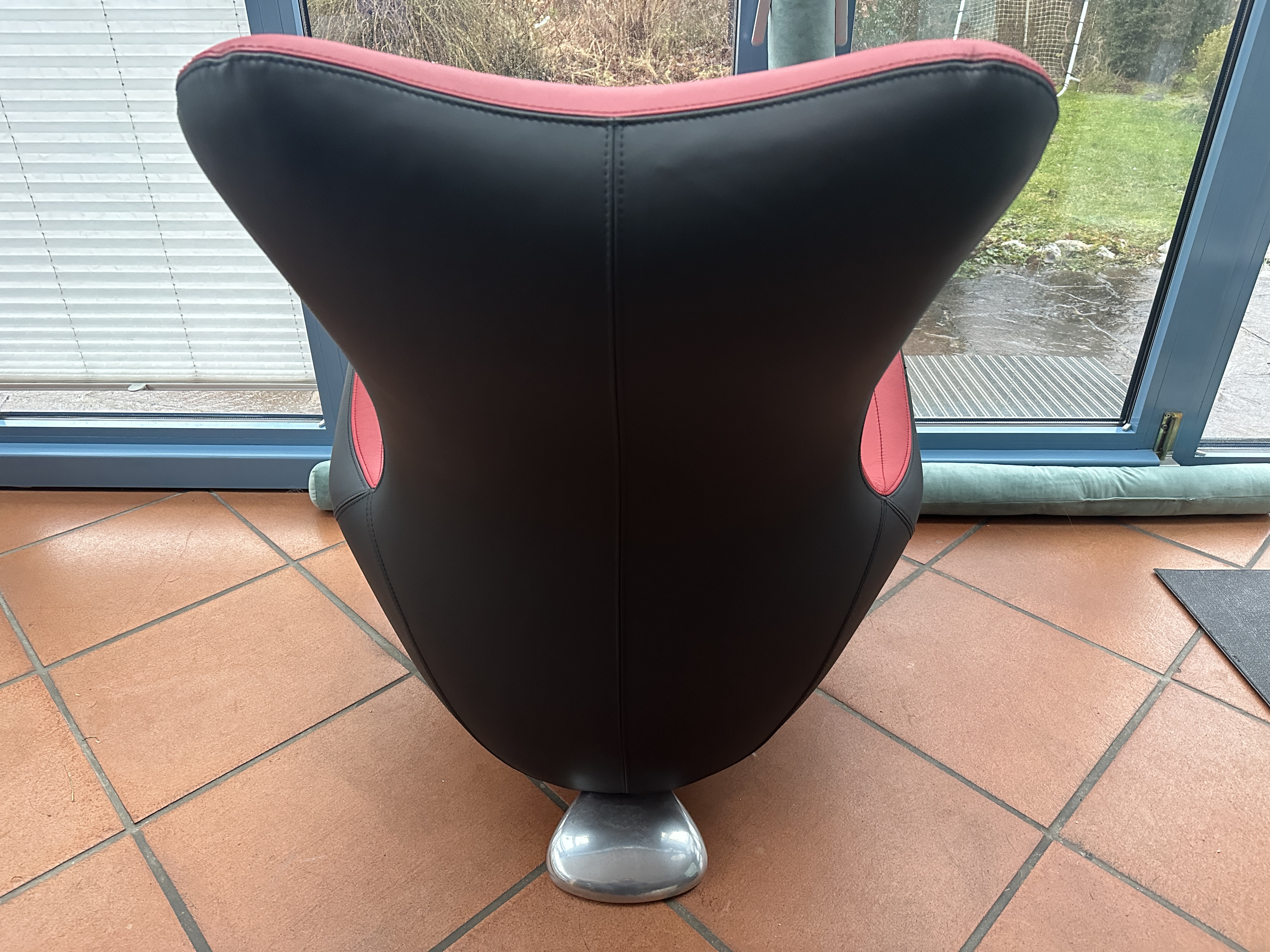 Balou Sessel & Hocker Leder Rot