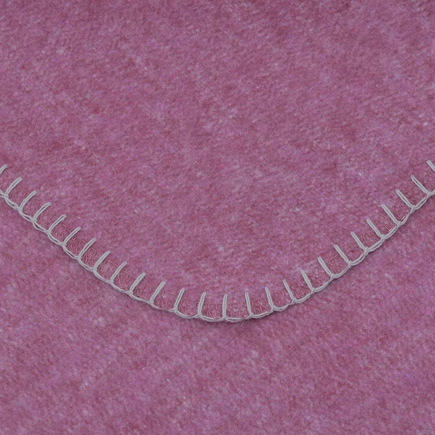 Blanket Play Cotton fabric Bordeaux