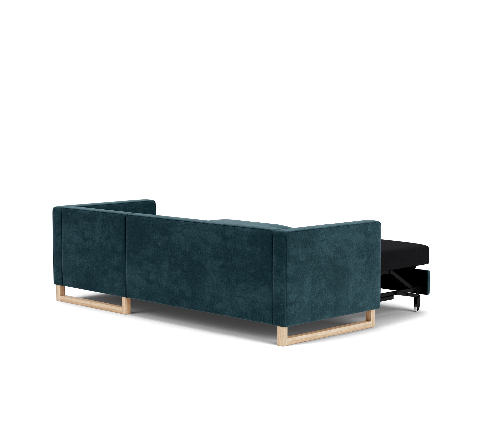 Madison sofa bed chaise lounge Right Danny Dusty Blue