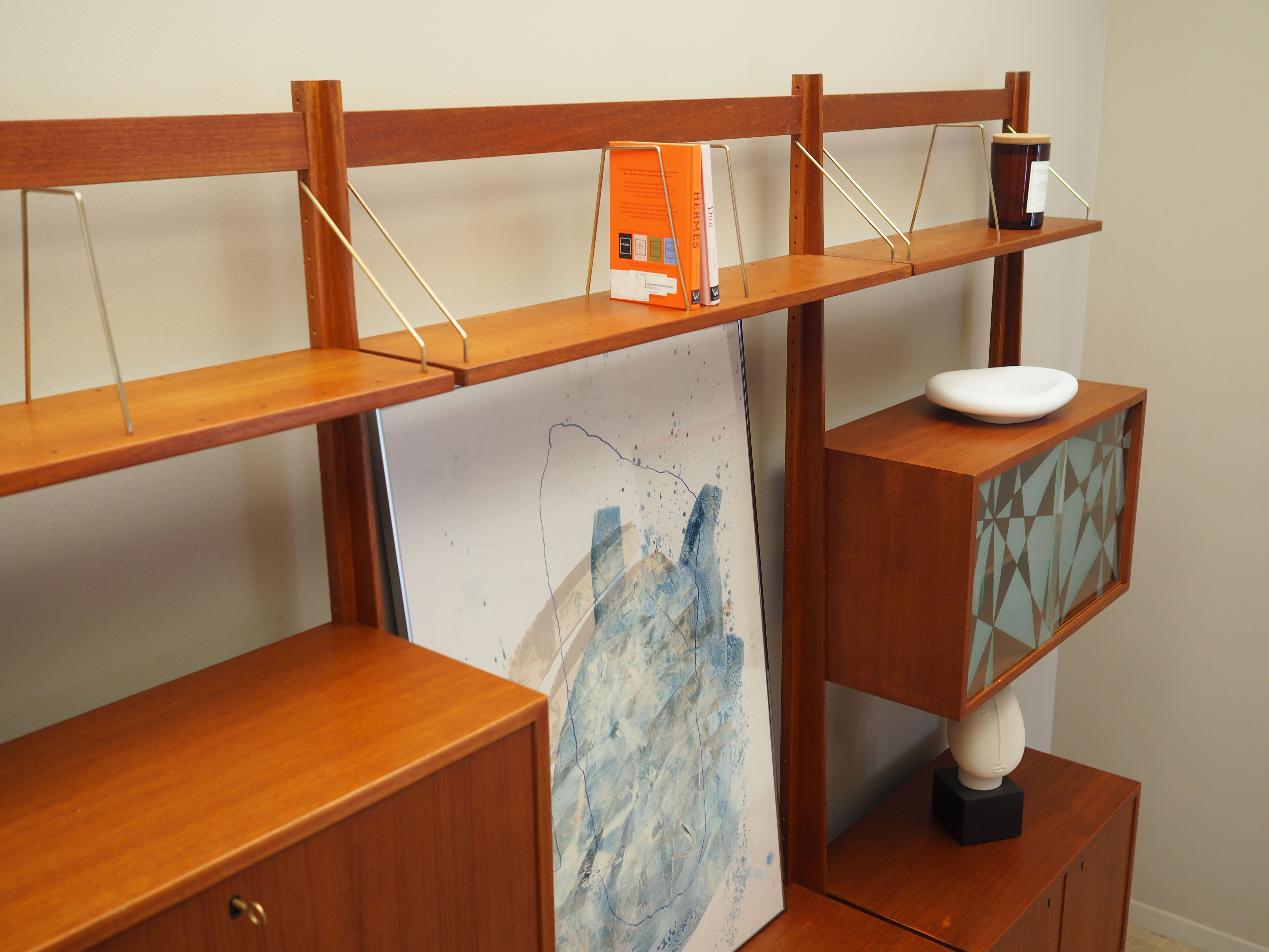 Regalsystem Teakholz 1960er Jahre