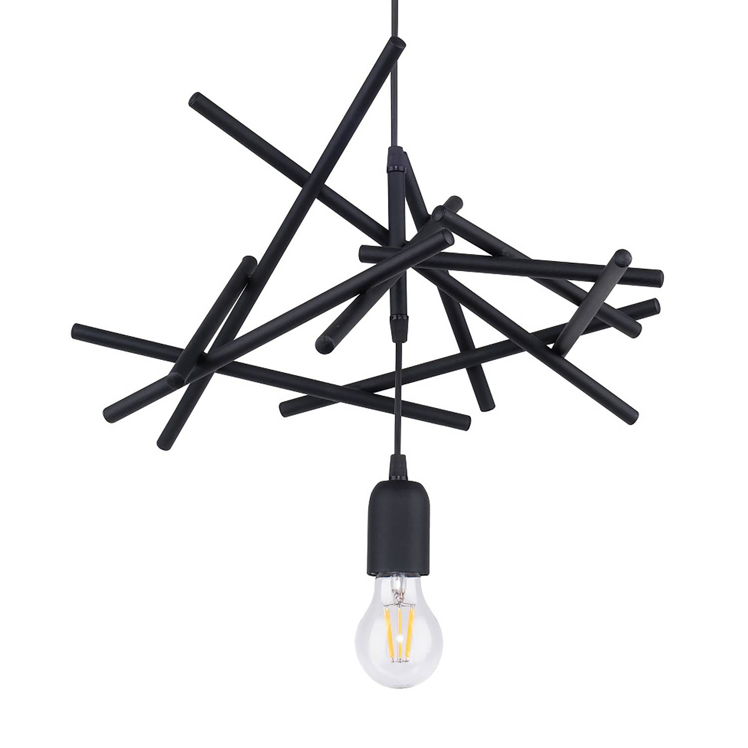 Pendant lamp Glenn IV Black