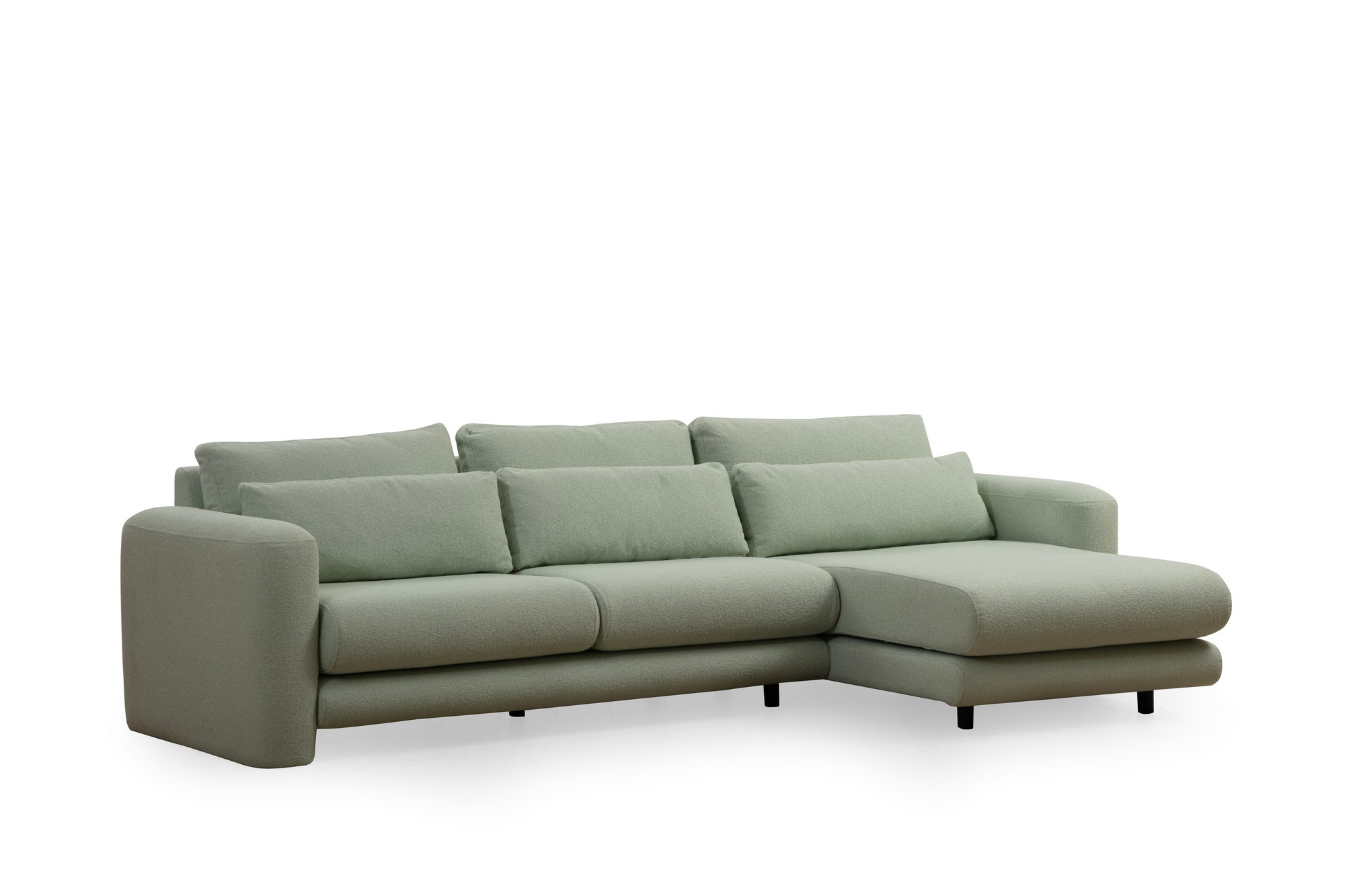 Lily Corner Sofa Right Green