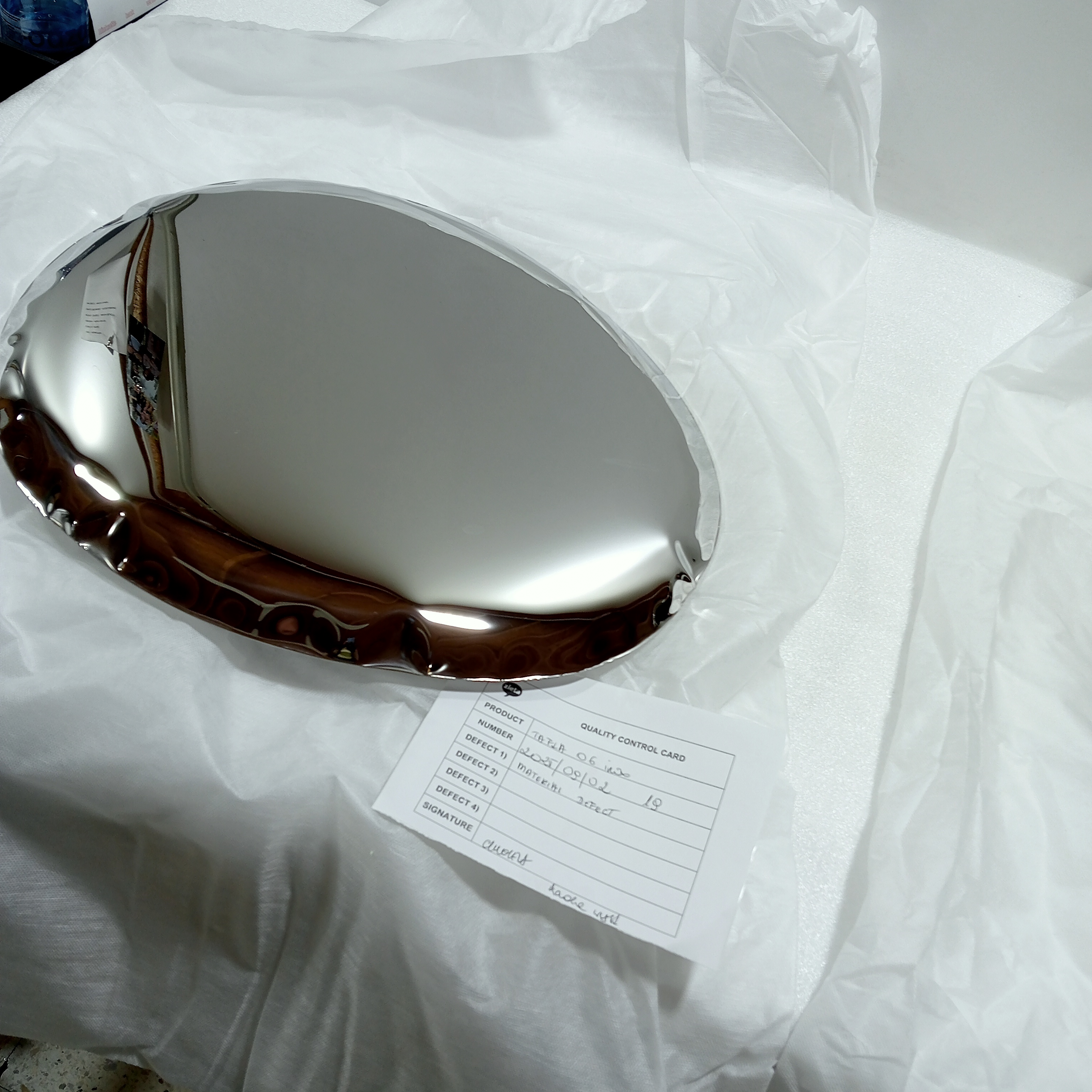 Tafla Spiegel O6 Edelstahl Inox Poliert Silber