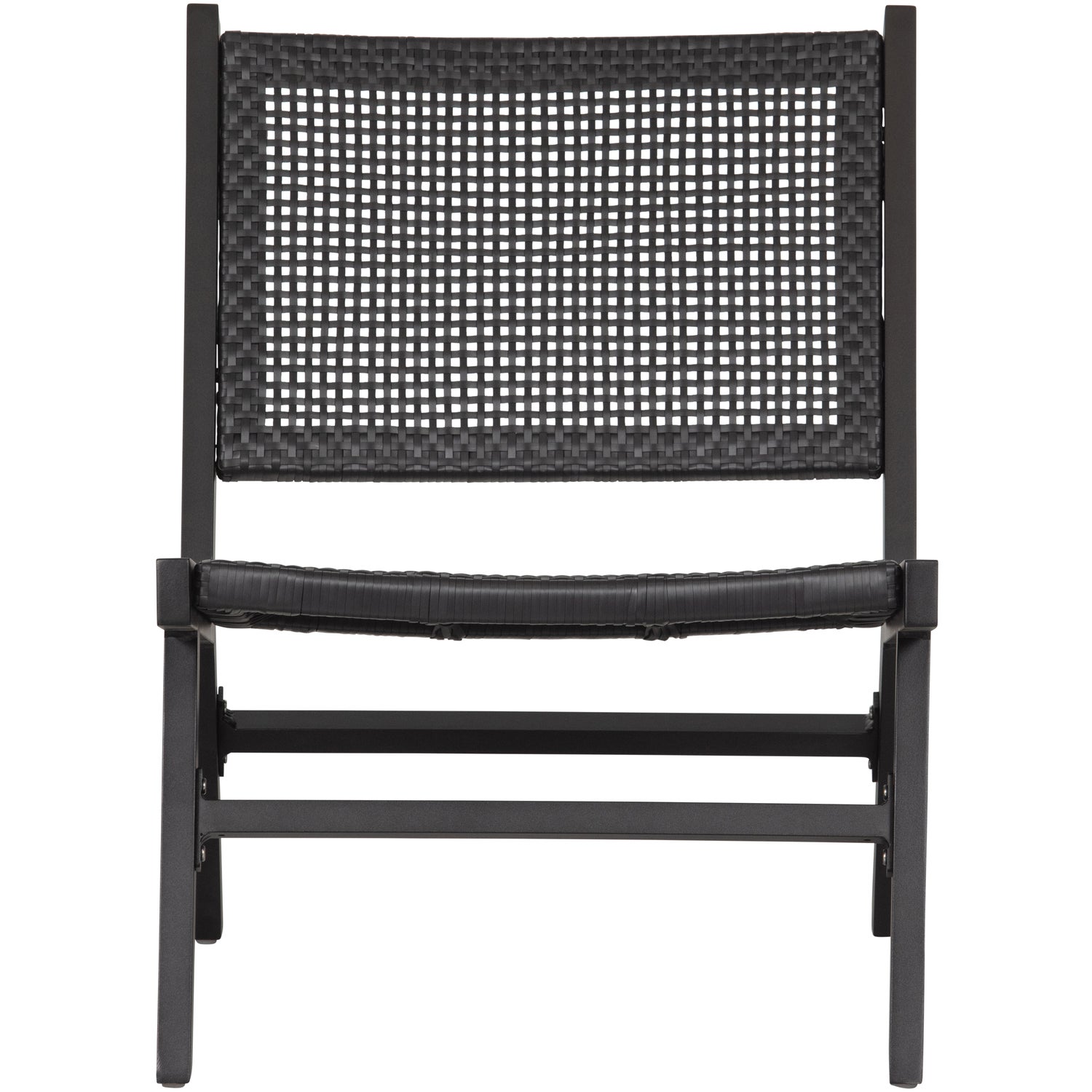 Puk Gartenstuhl Aluminium Schwarz