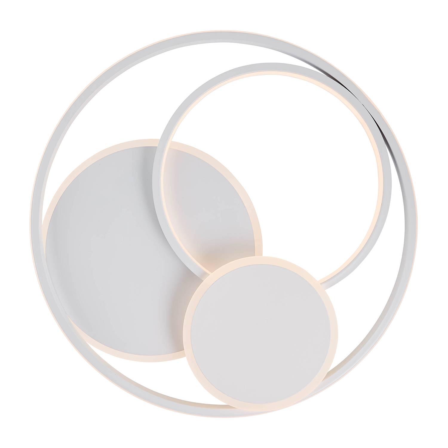 1-Flammig LED-Deckenleuchte Runda Silikon Aluminium Weiß