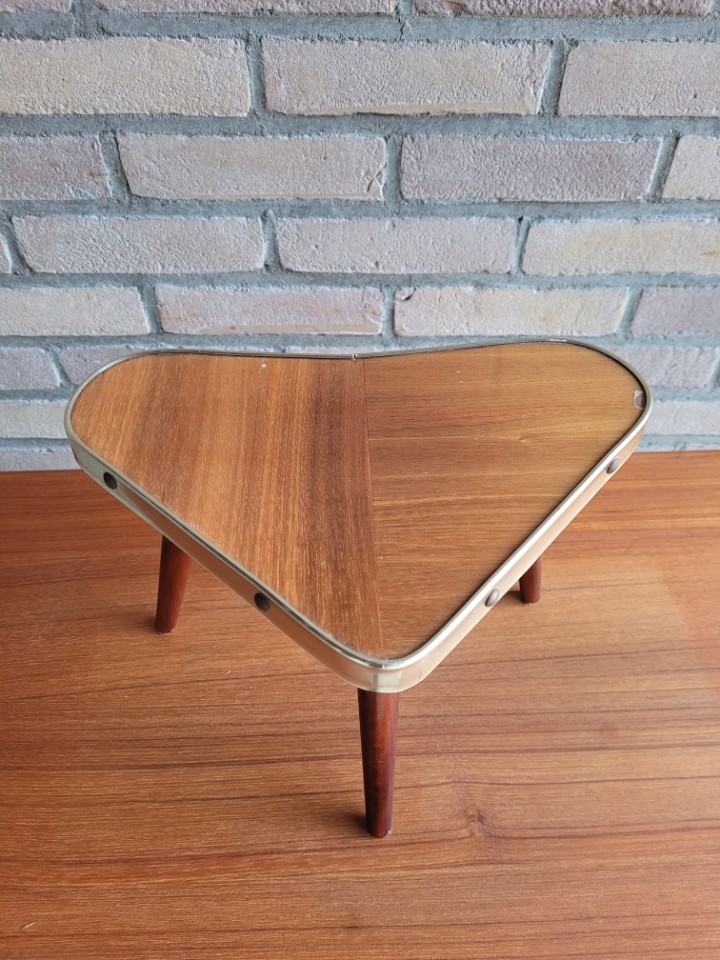 Vintage Beistelltisch für Pflanzen Holz 1960er Jahre