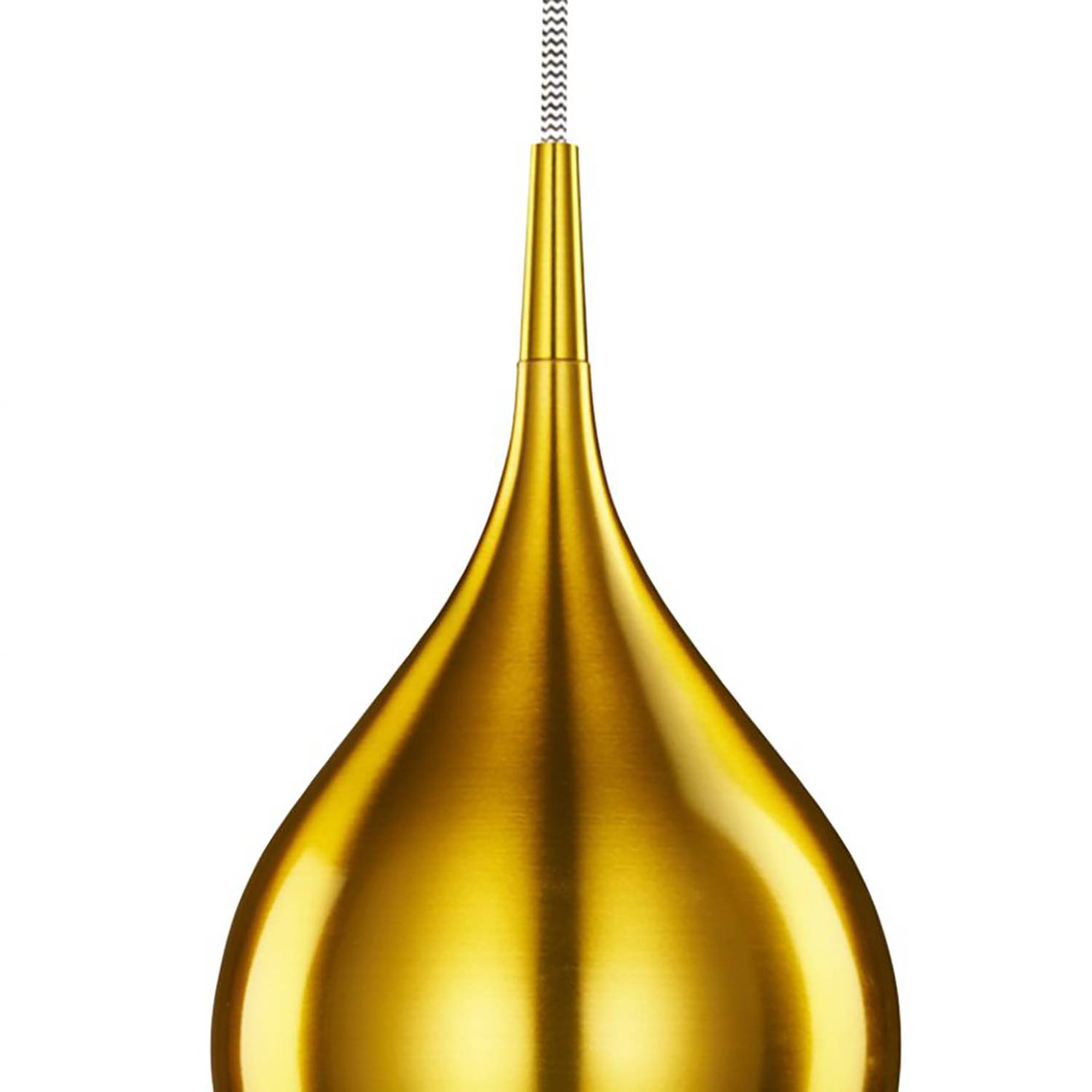Pendelleuchte Aluminium 1-flammig Gold