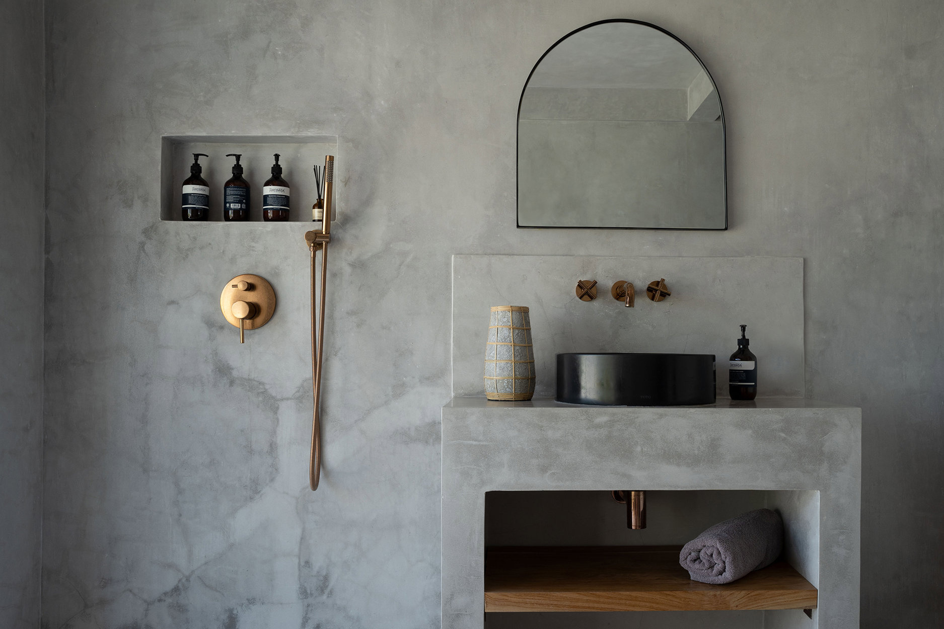 Cutie Vase Beton Natur