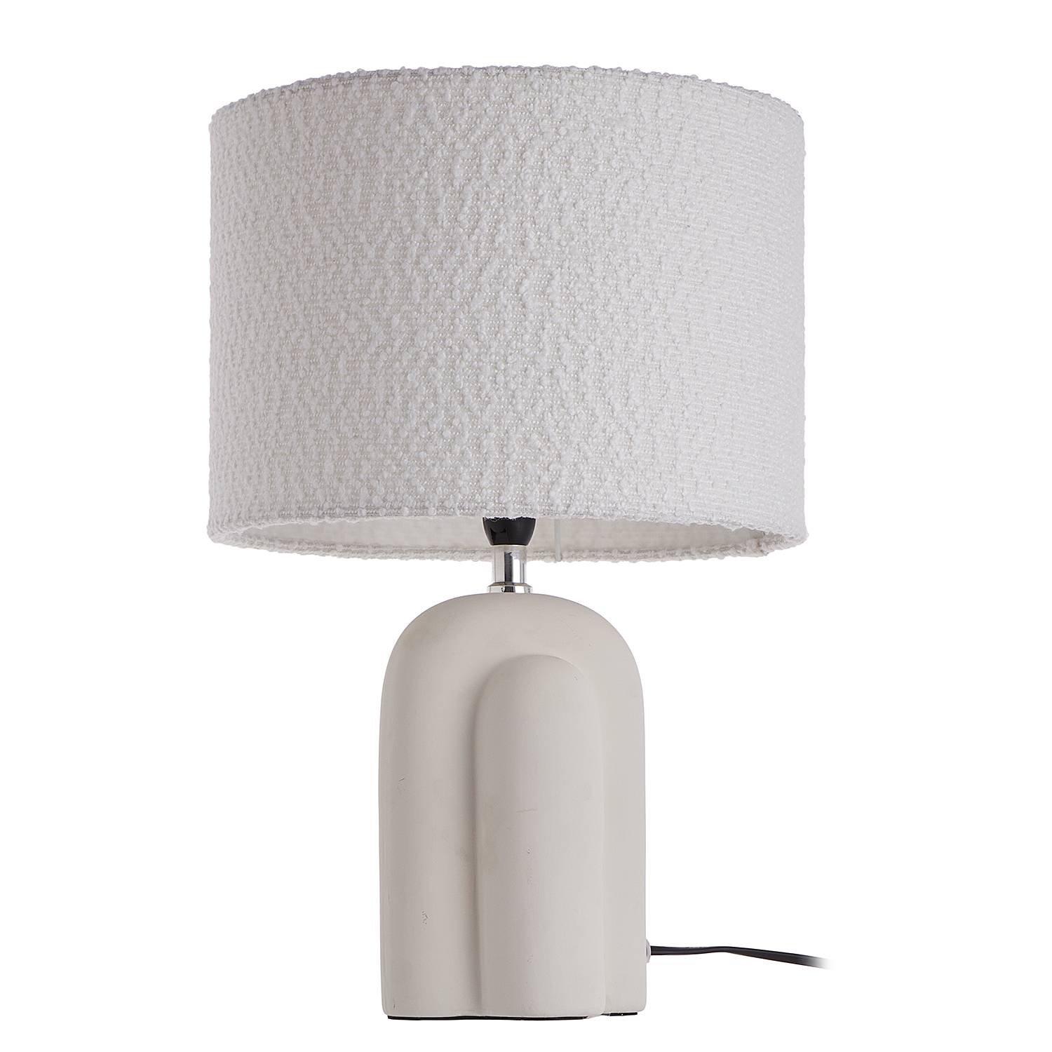 1-Flammig Takao Tischleuchte Keramik Textil
