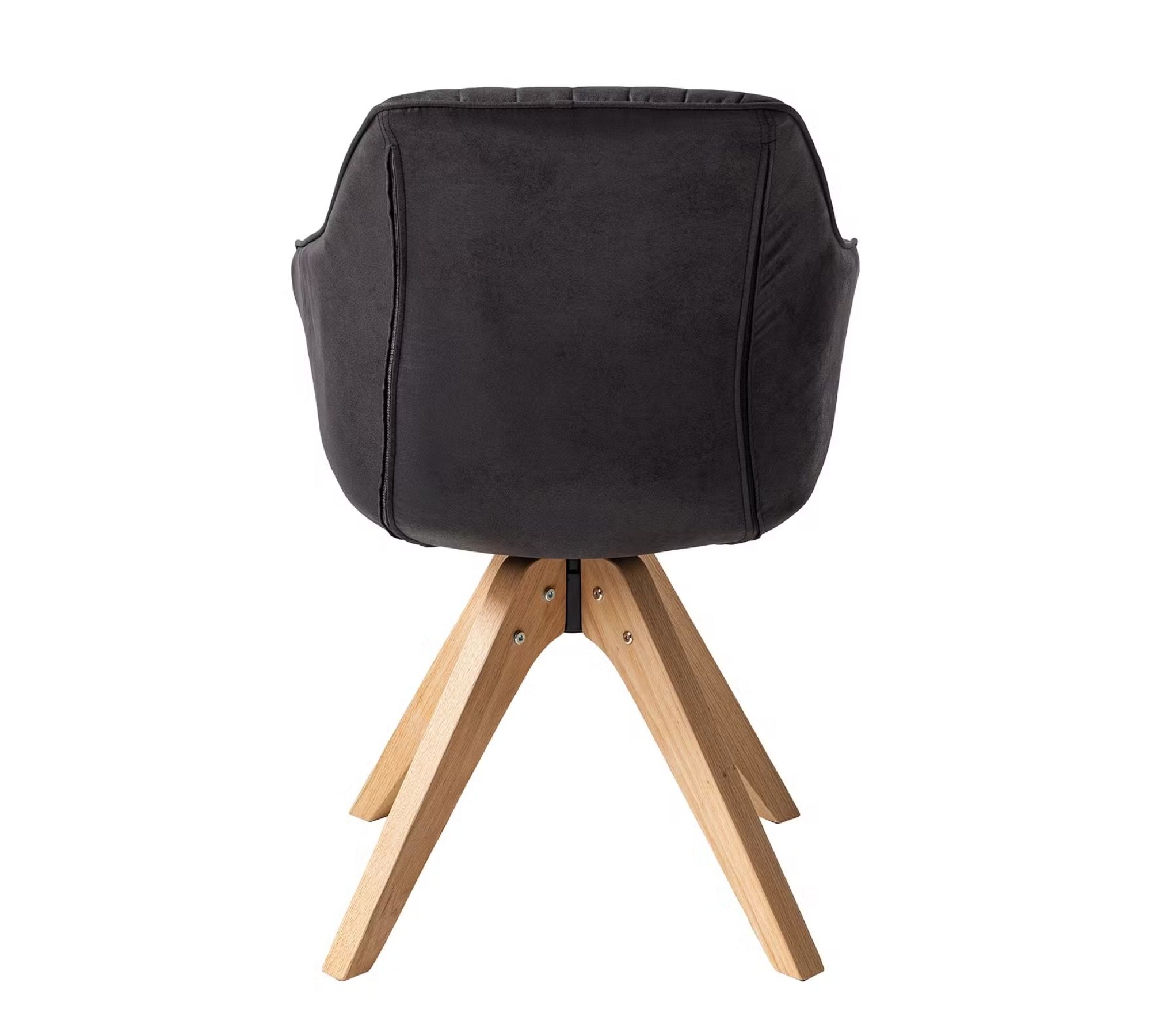 Ermelo III Armlehnstuhl Drehbar Kunstleder Eiche Massiv