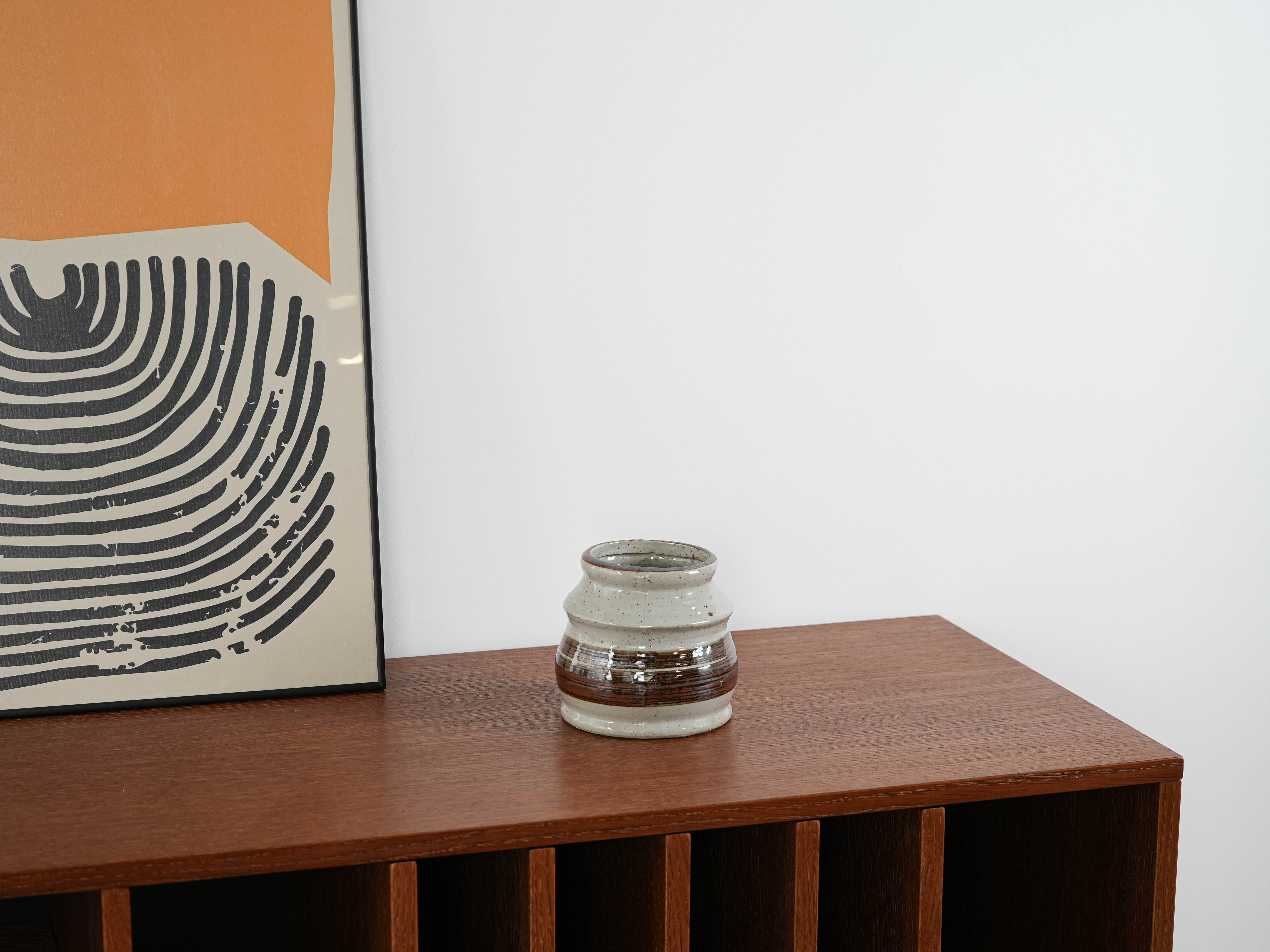 Ceramic Vase Grey 1960s