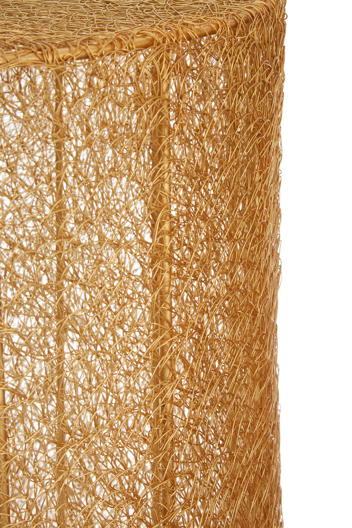 2x Templar Side Table Iron Gold