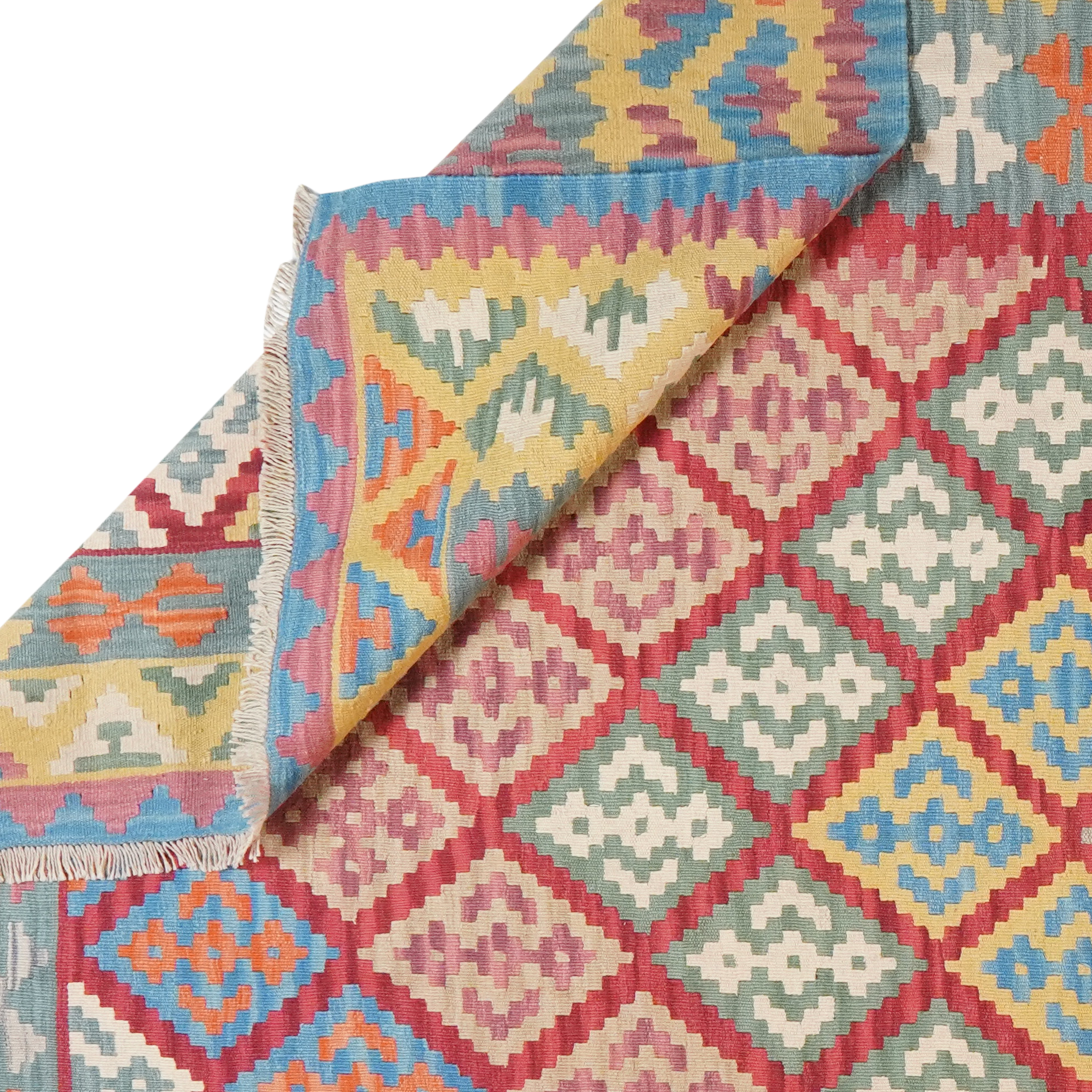 Kilim Gashgai Teppich Mehrfarbig