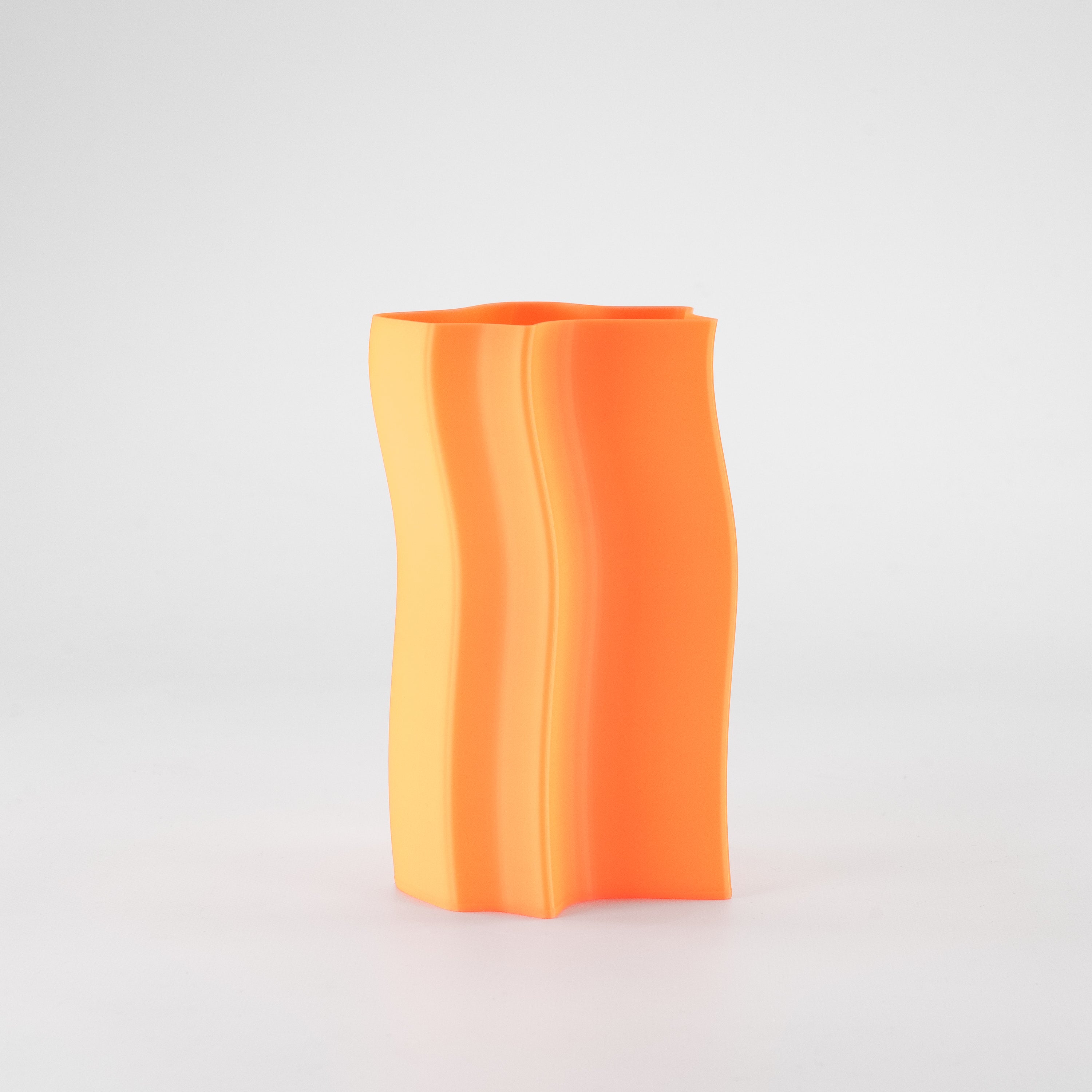 1125-1 Fluid Vase Neon Orange