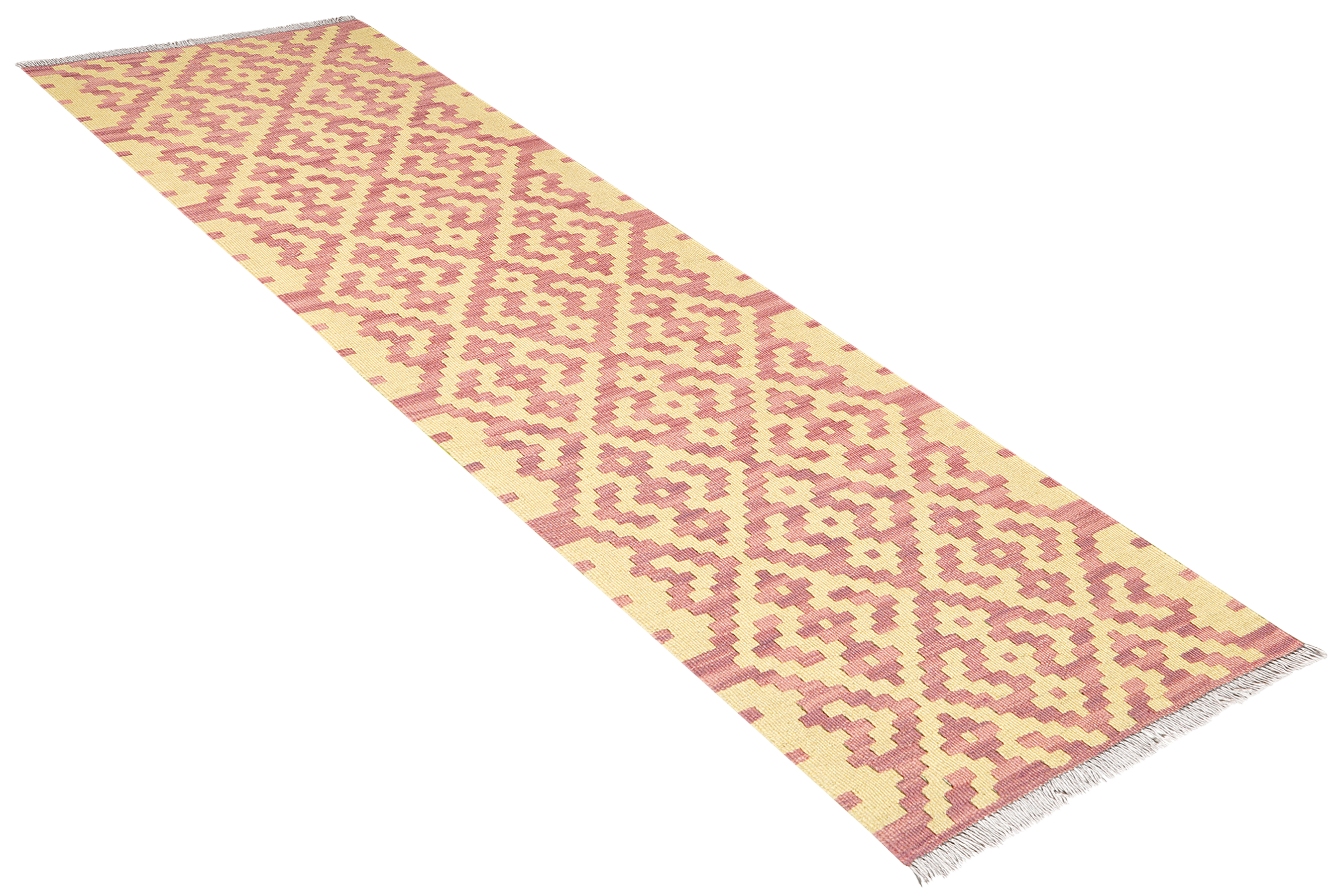 Kelim Gashgai Teppich Wolle Beige