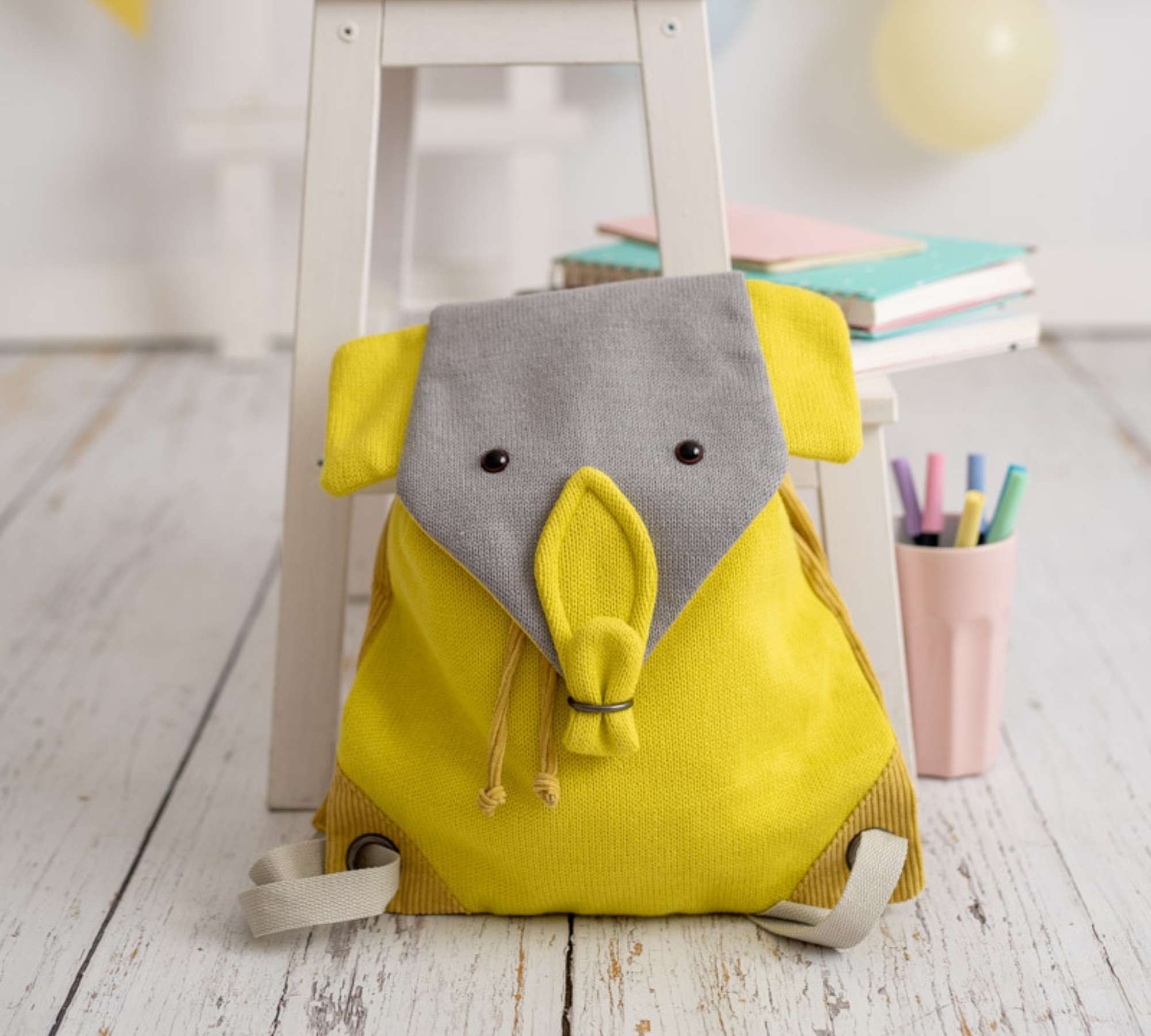 Koala Rucksack Baumwolle Mehrfarbig