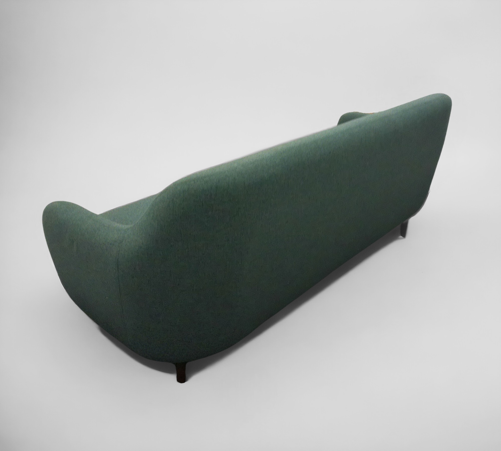 Lupo Sofa 3-Sitzer Eschenholz Orleans 59 Dunkelgrün