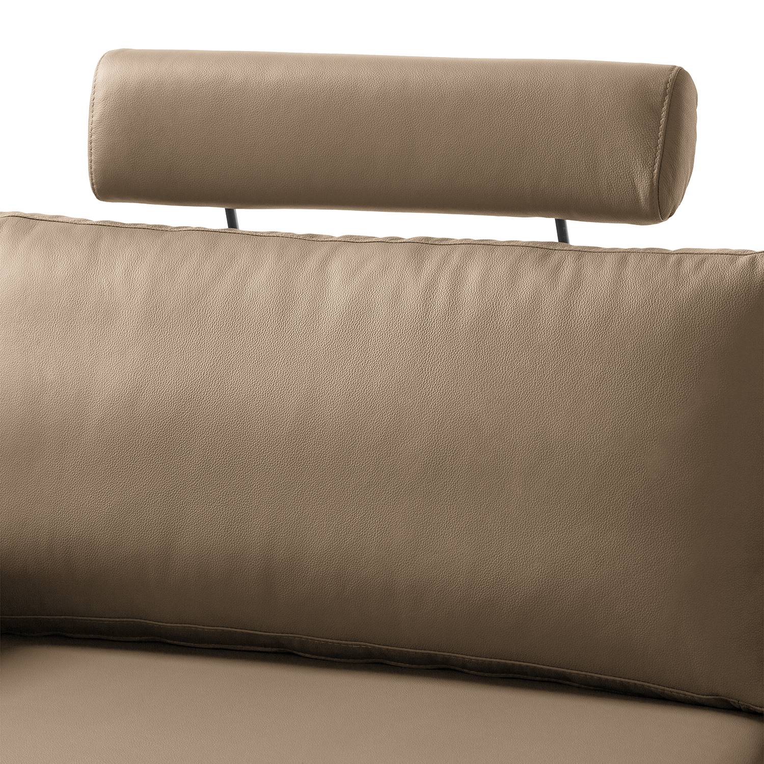 Kopfstütze Coso II Echtleder Echtleder Neto: Taupe