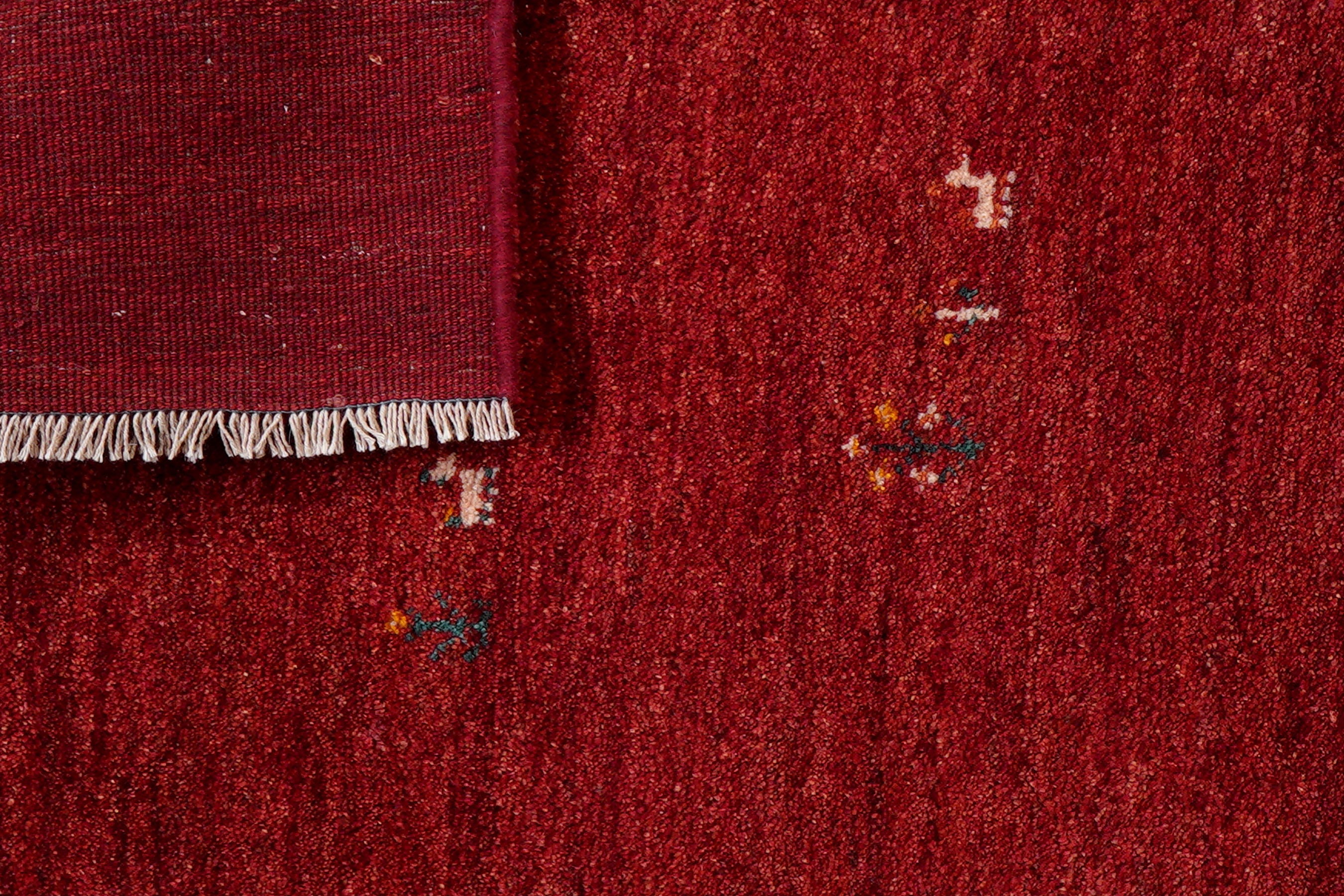 Rizbaf Gabbeh rug Wool Red