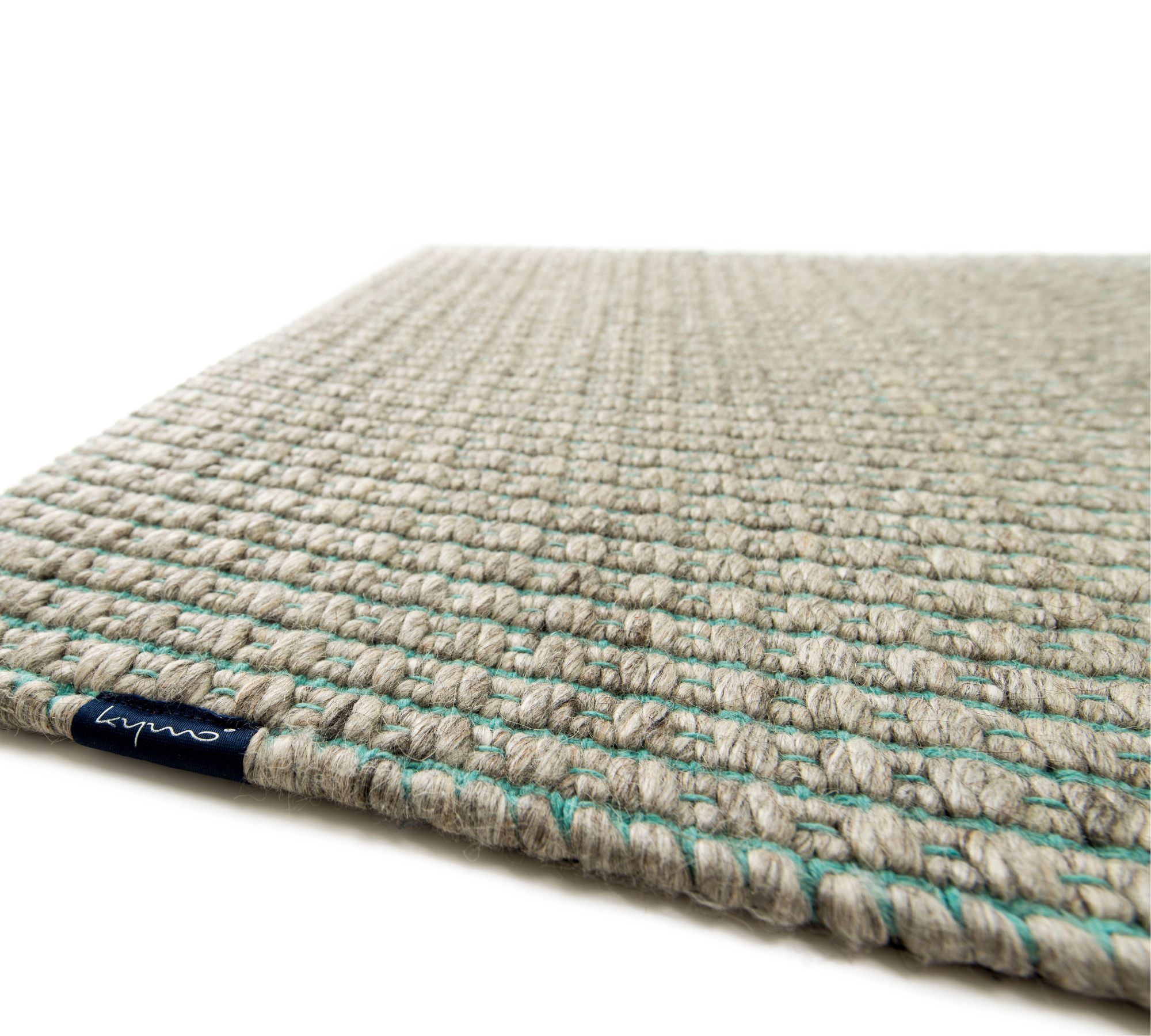Nordic Plain Teppich Wolle Mehrfarbig 140 x 200 cm