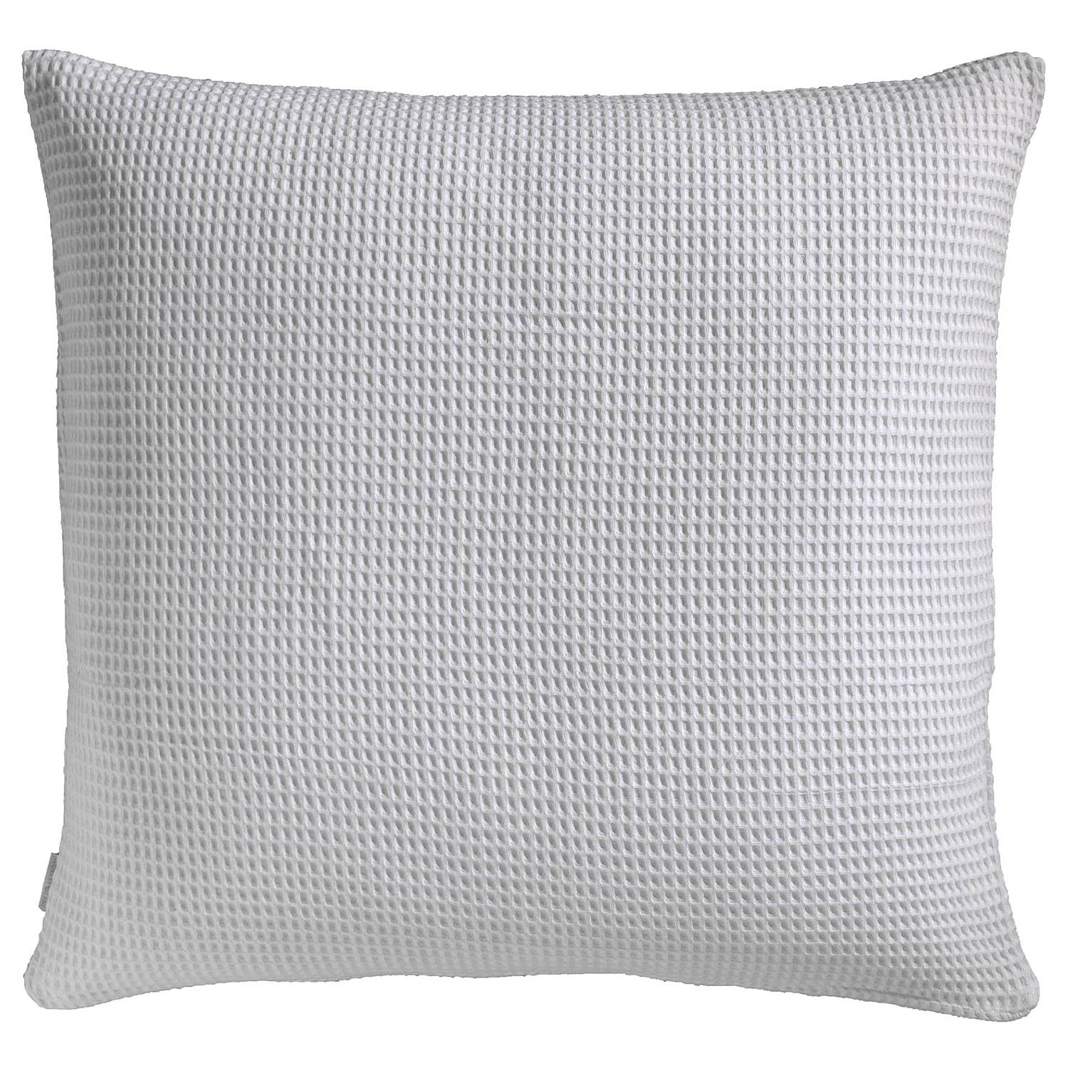 Wafel II Pillowcase Cotton White 80 x 80 cm