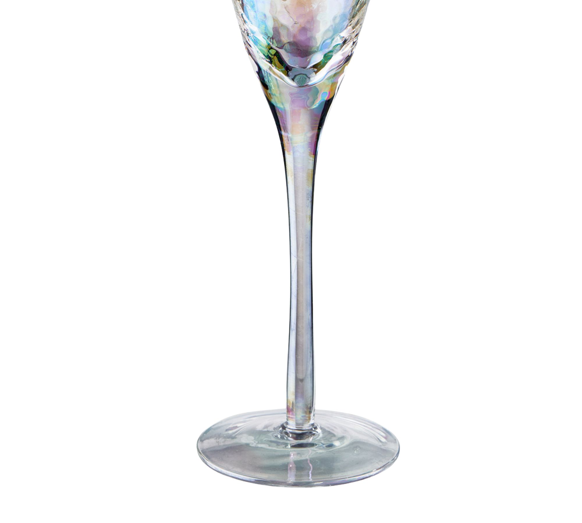 Smeralda 5x Sektglas Set mit Goldrand 250ml 