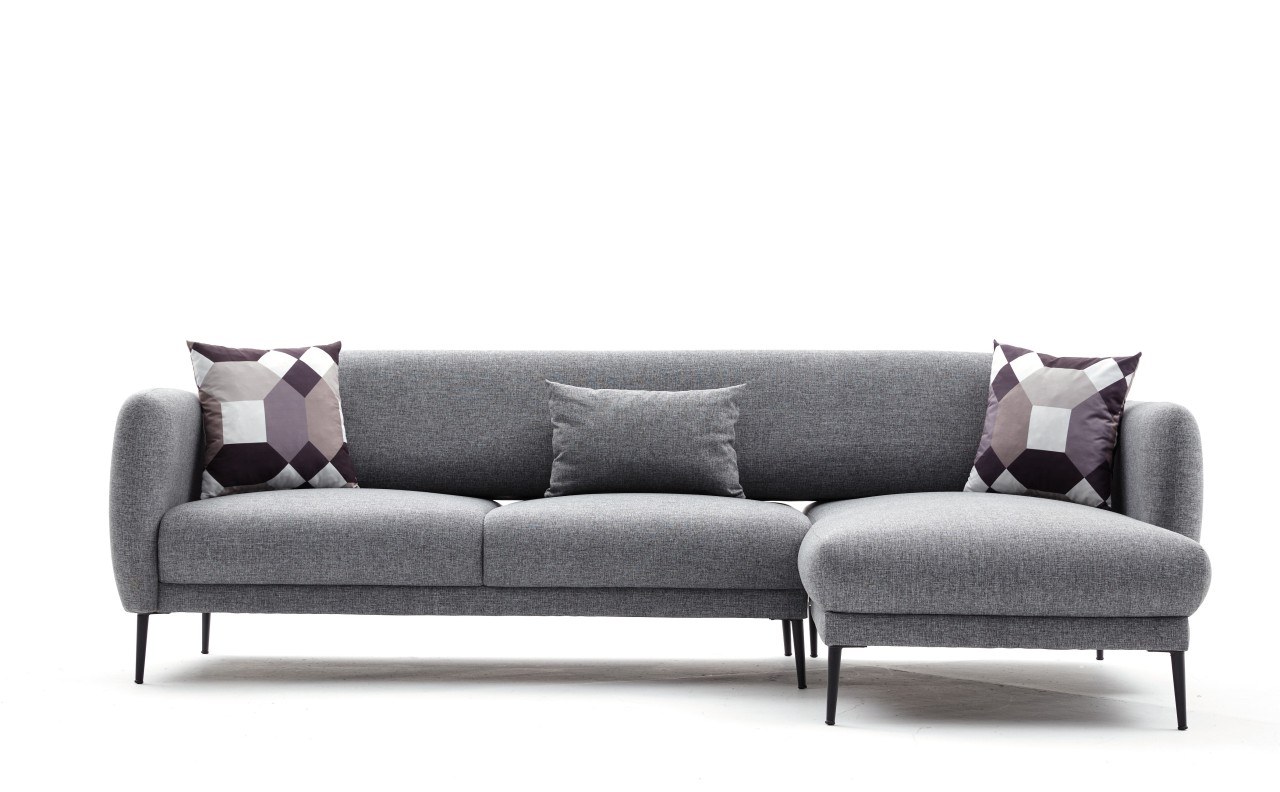 Venus Sofa Récamiere Rechts Grau