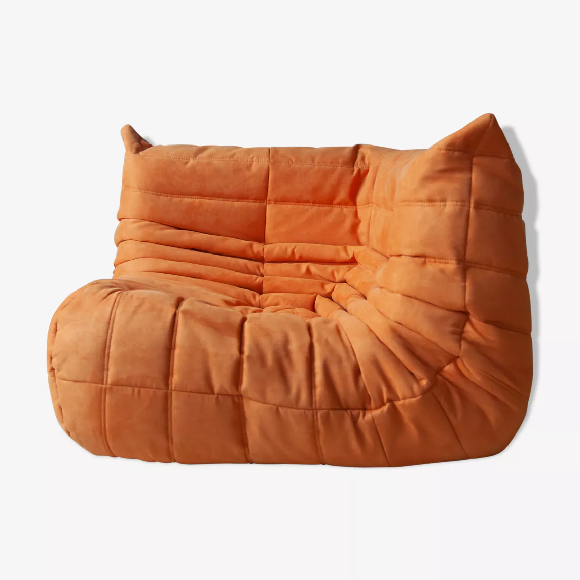 Togo Ecksofa Textil Orange