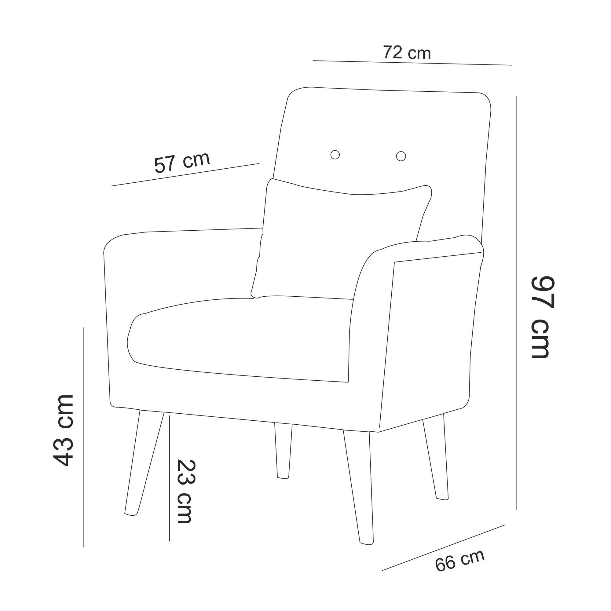 Aria Schlafsofa Set Holz Anthrazit