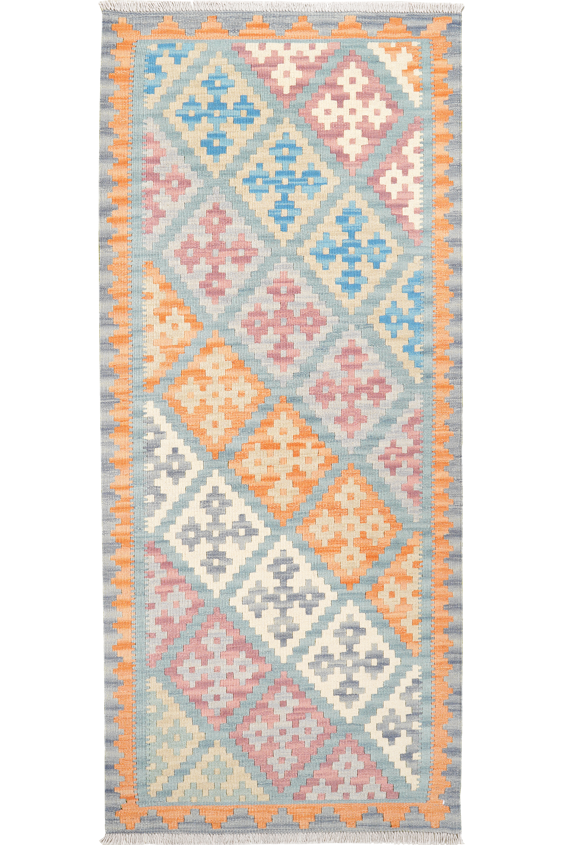 Kilim Gashgai Tappeto Lana Blu