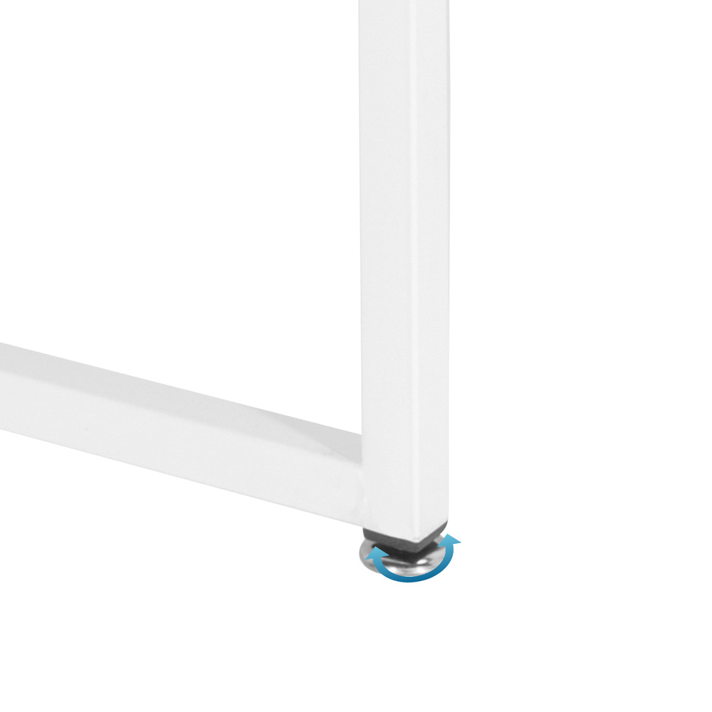 EASY UP H Scrivania Legno Bianco